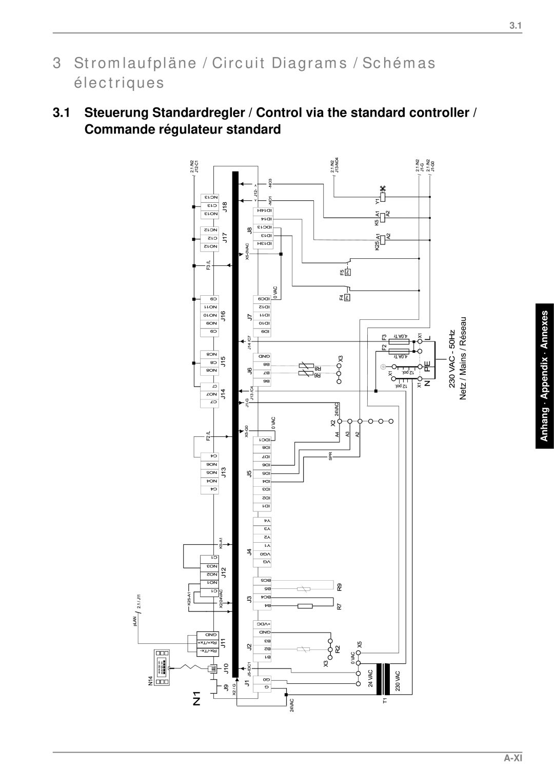 Dimplex SI 9MER, SI 11MER, SI 5MER, SI7MER manual Stromlaufpläne / Circuit Diagrams / Schémas électriques 