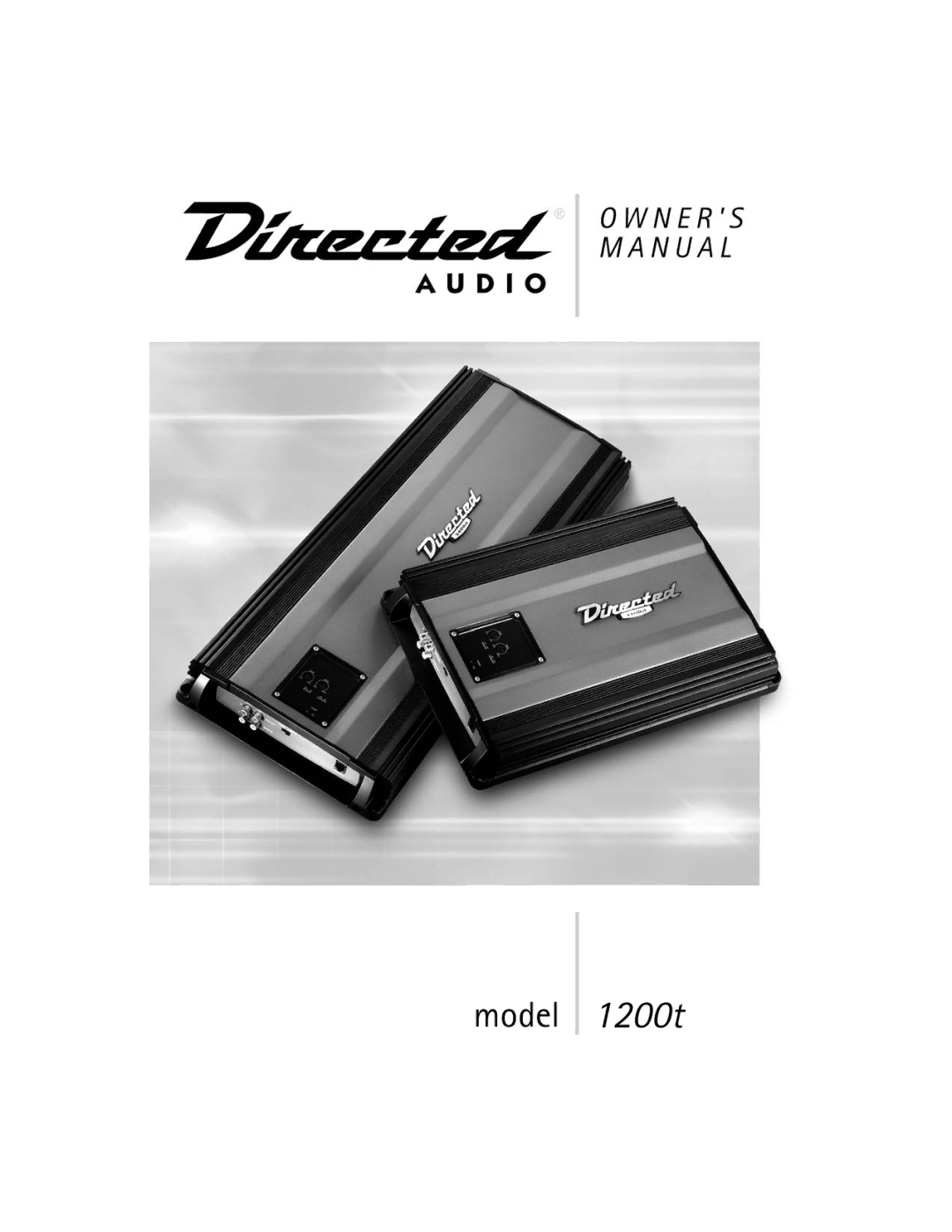 Directed Audio 1200T manual Model 1200t 