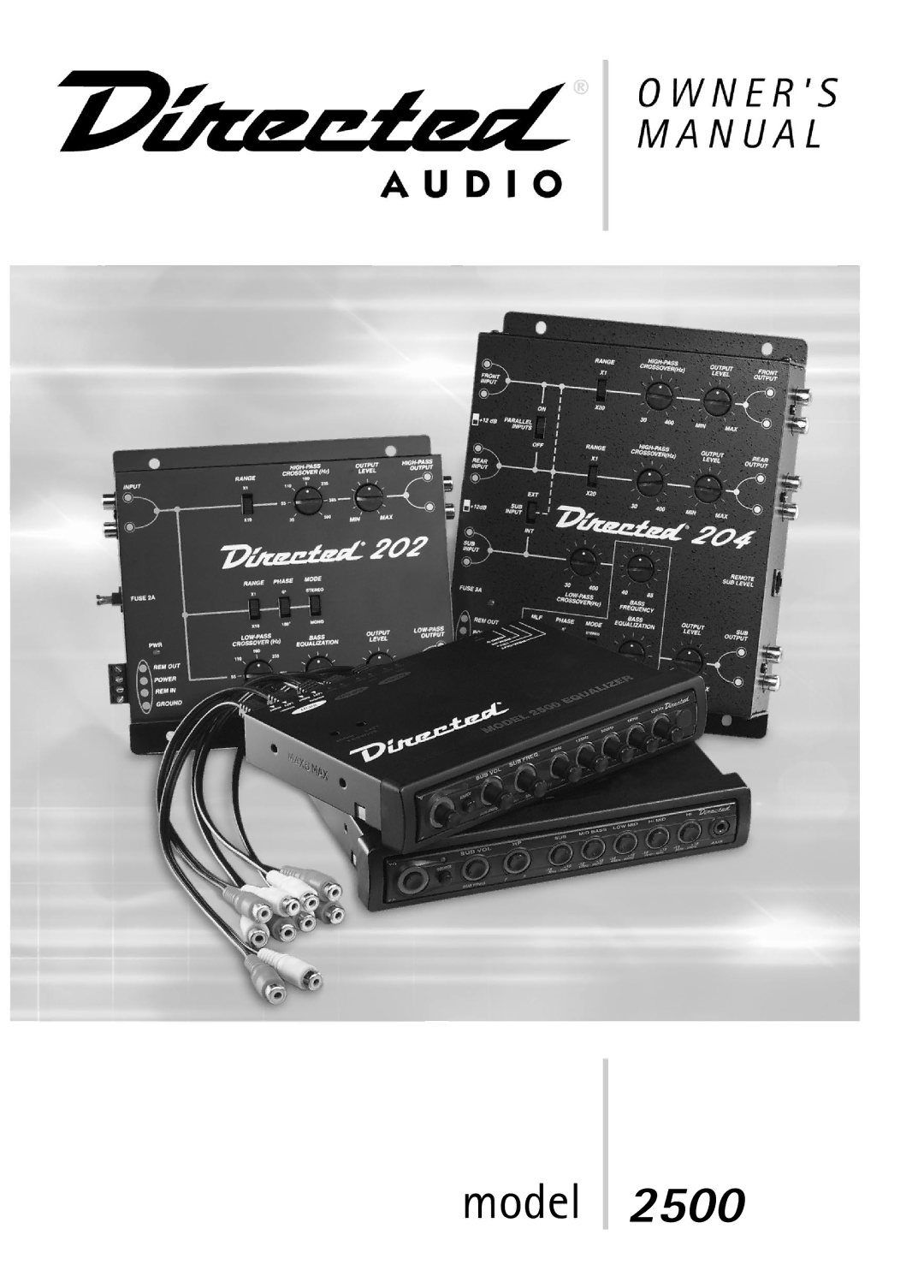 Directed Audio Model 2500 manual 