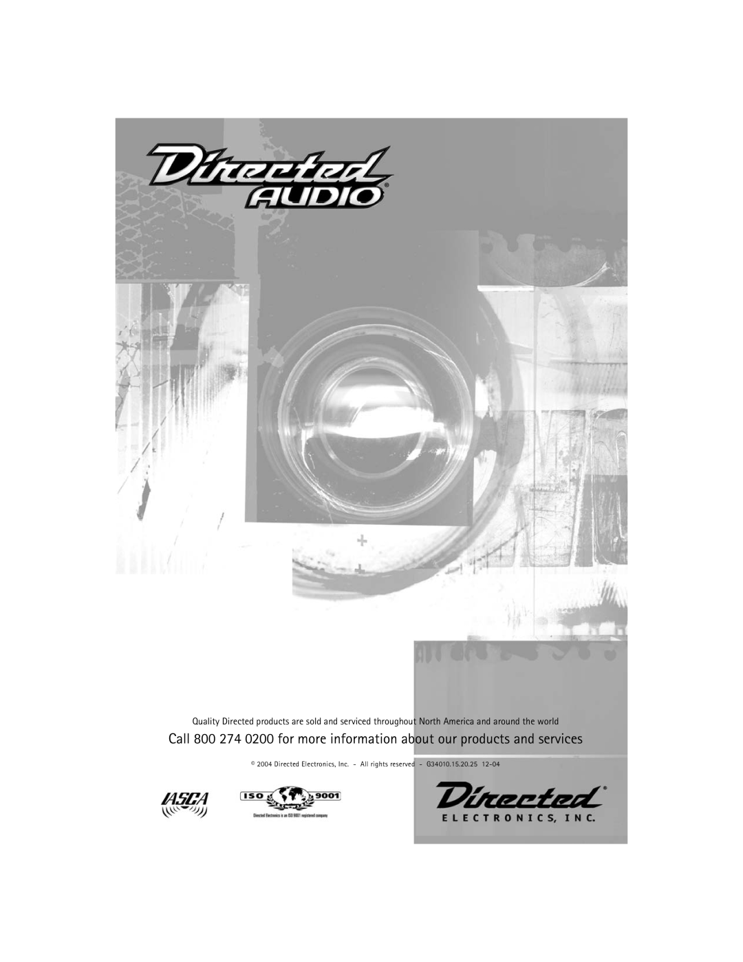 Directed Audio SX690, SX650, SX525, SX570 owner manual 
