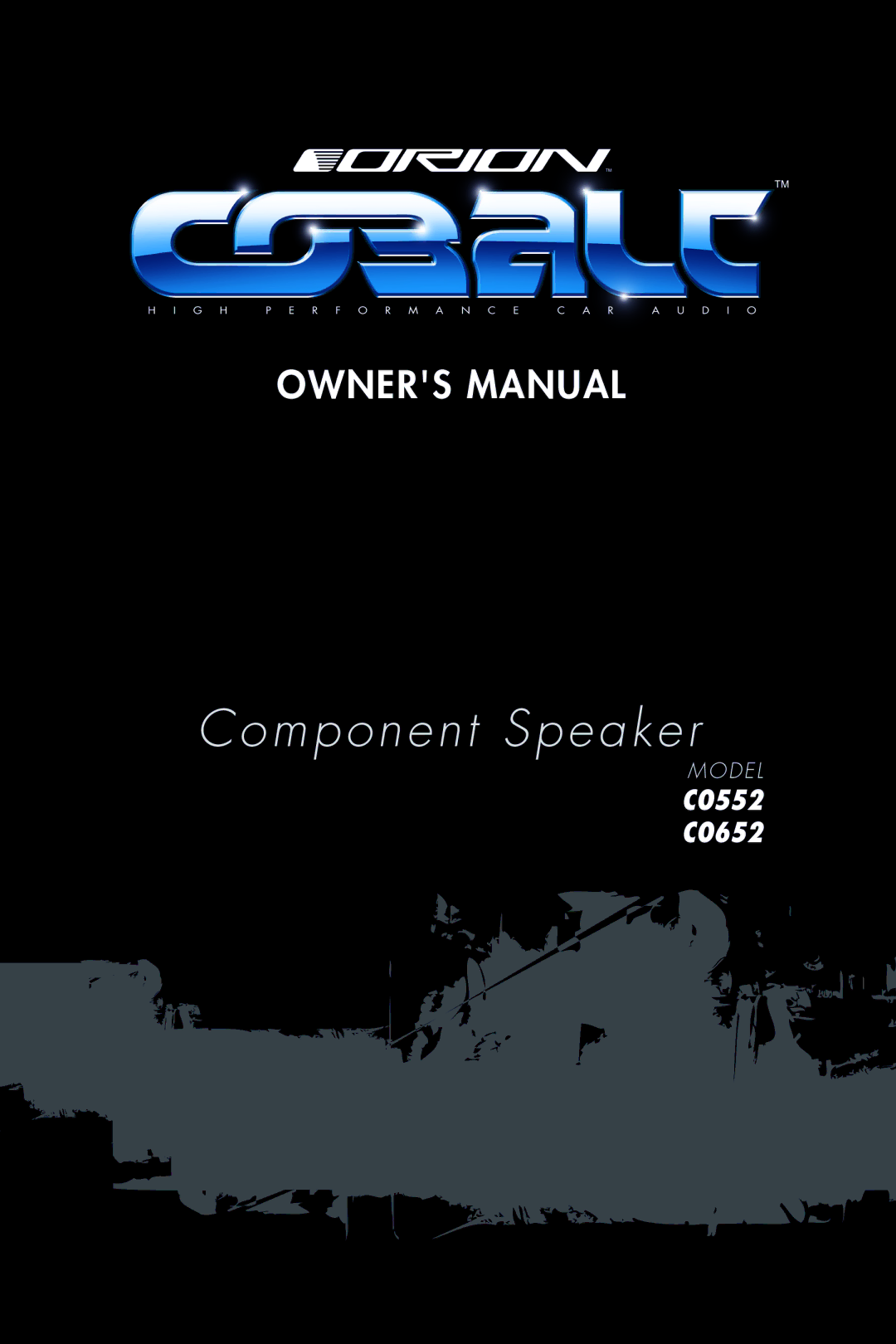 Directed Electronics CO552, CO652 owner manual Component Speaker 