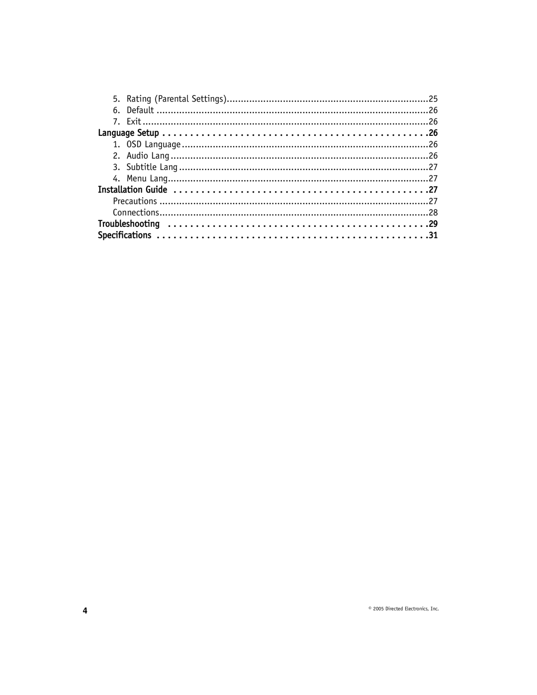 Directed Electronics DV-POD manual Installation Guide 