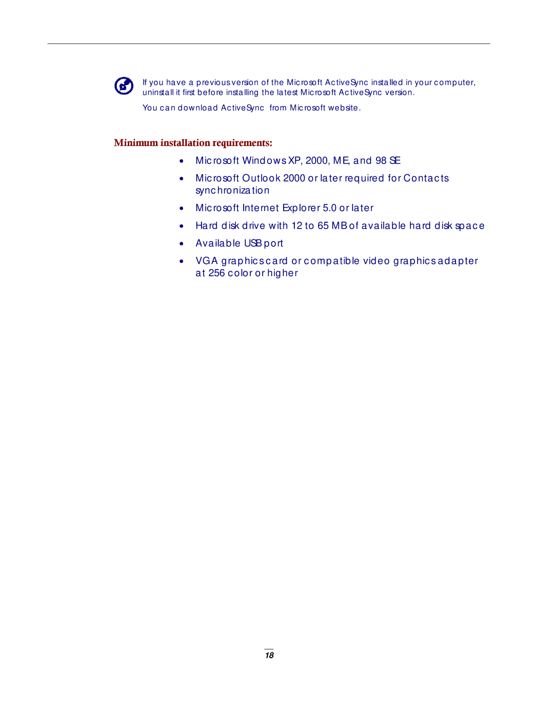 Directed Electronics NAV350 manual Minimum installation requirements 