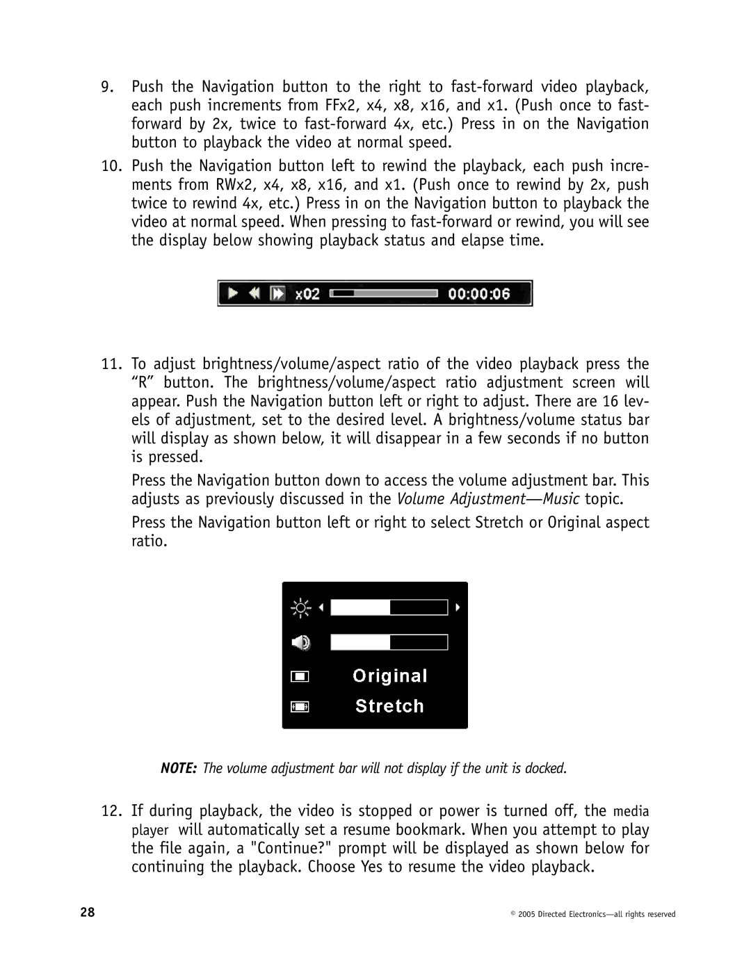 Directed Electronics OHV1202, OHV901, OHV1021 manual Directed Electronics-all rights reserved 