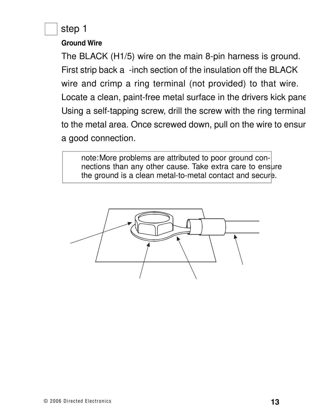 Directed Electronics Ready Remote manual Step 