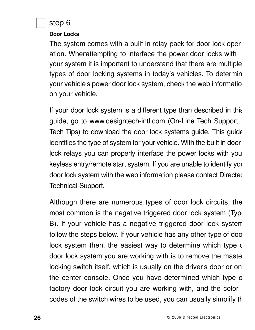 Directed Electronics Ready Remote manual Door Locks 