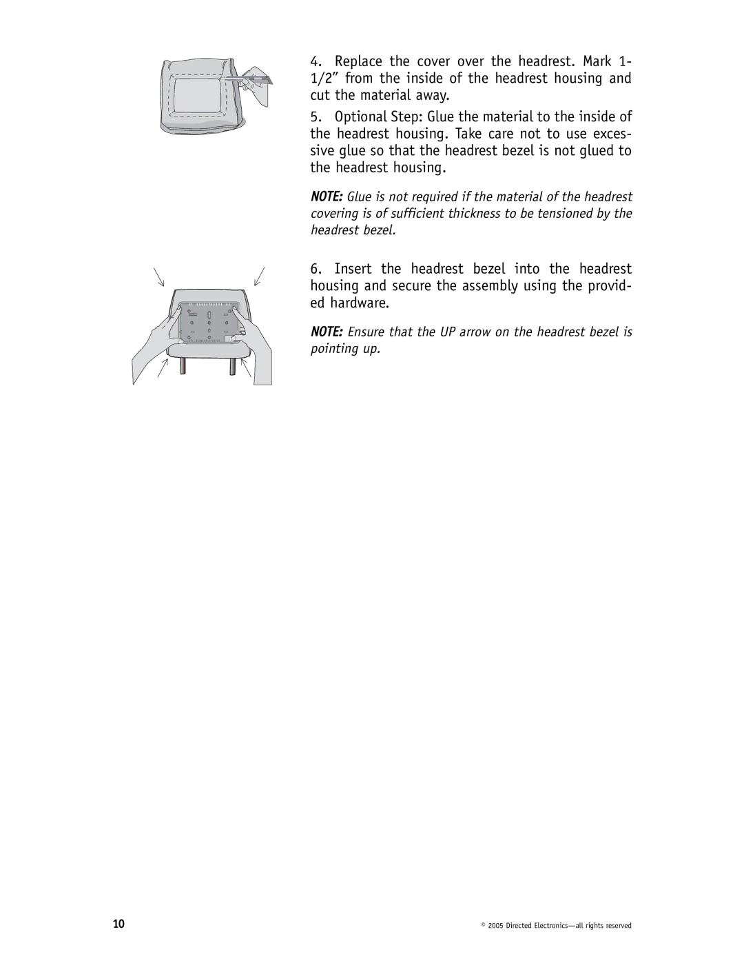 Directed Video HVM702 installation manual Directed Electronics-all rights reserved 