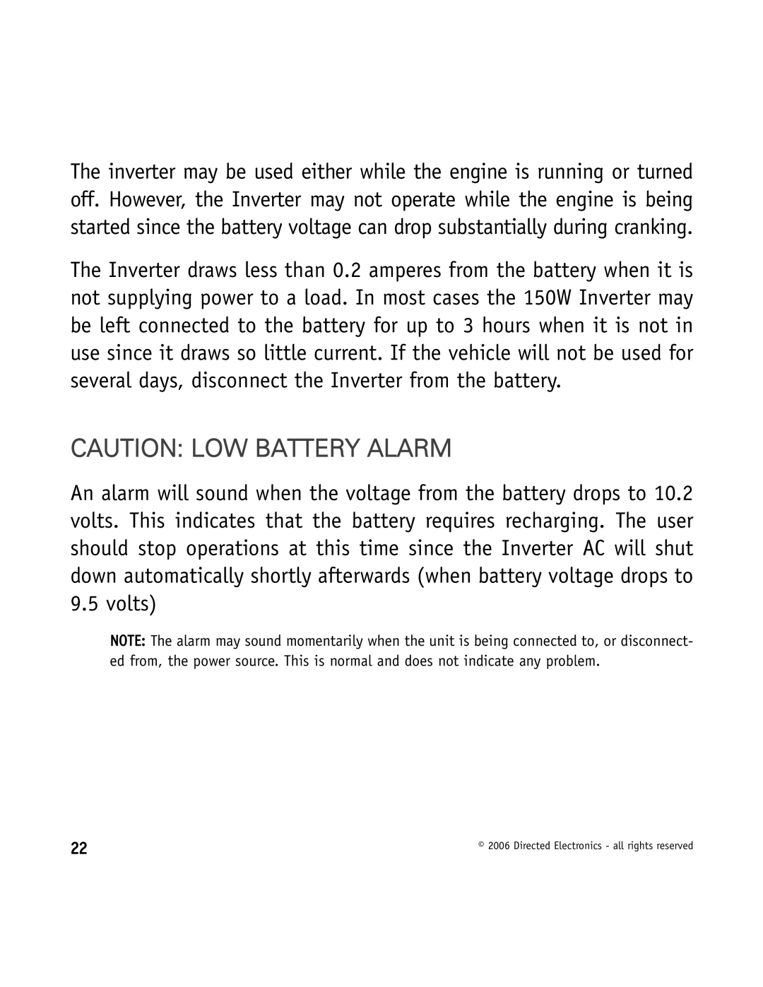 Directed Video VDC301 manual Directed Electronics all rights reserved 