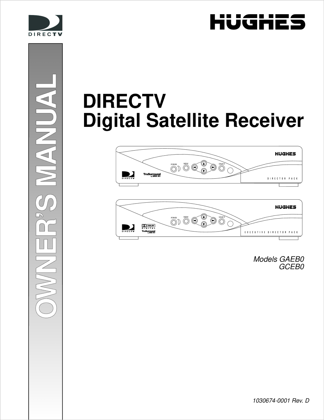 DirecTV GCEB0, GAEB0 manual Directv 