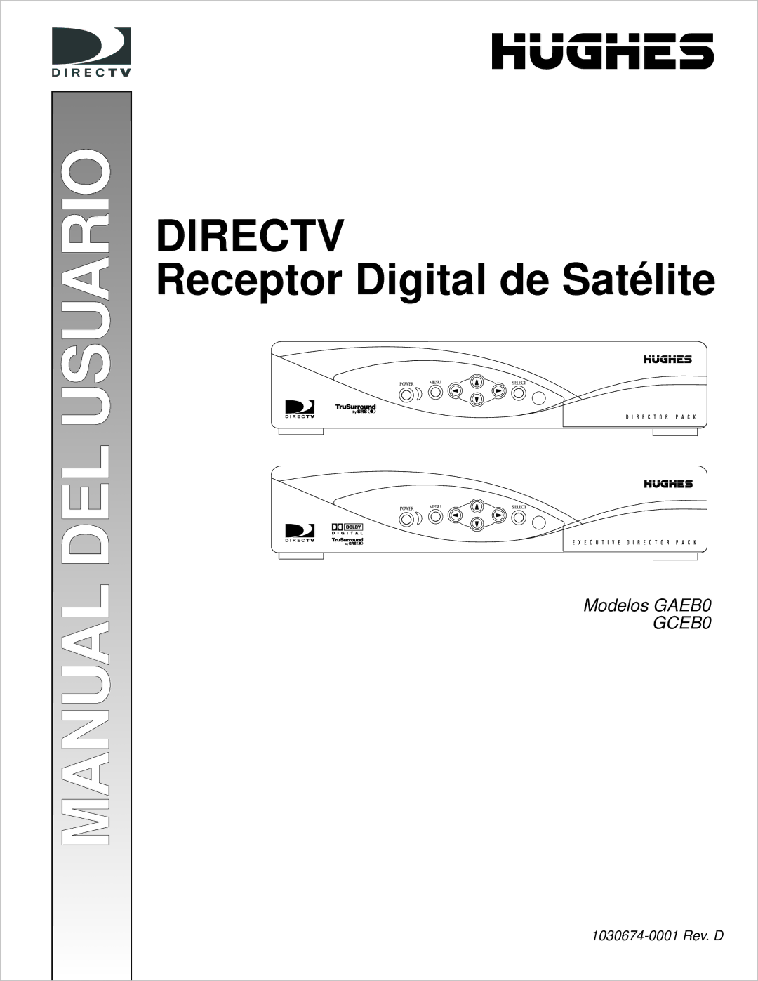 DirecTV GAEB0, GCEB0 manual Manual DEL Usuario 