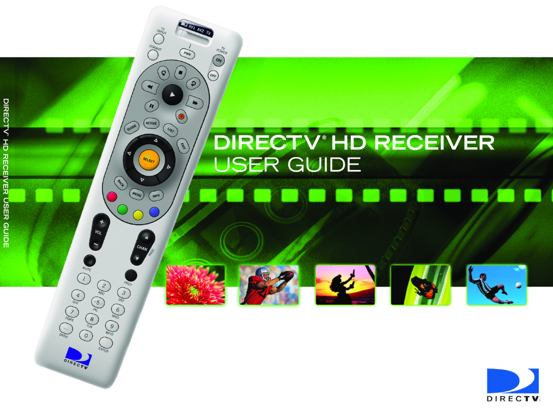 DirecTV H10 manual Directv HD Receiver User Guide 