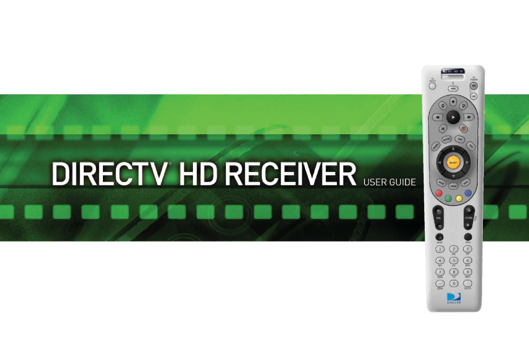 DirecTV H20 manual 