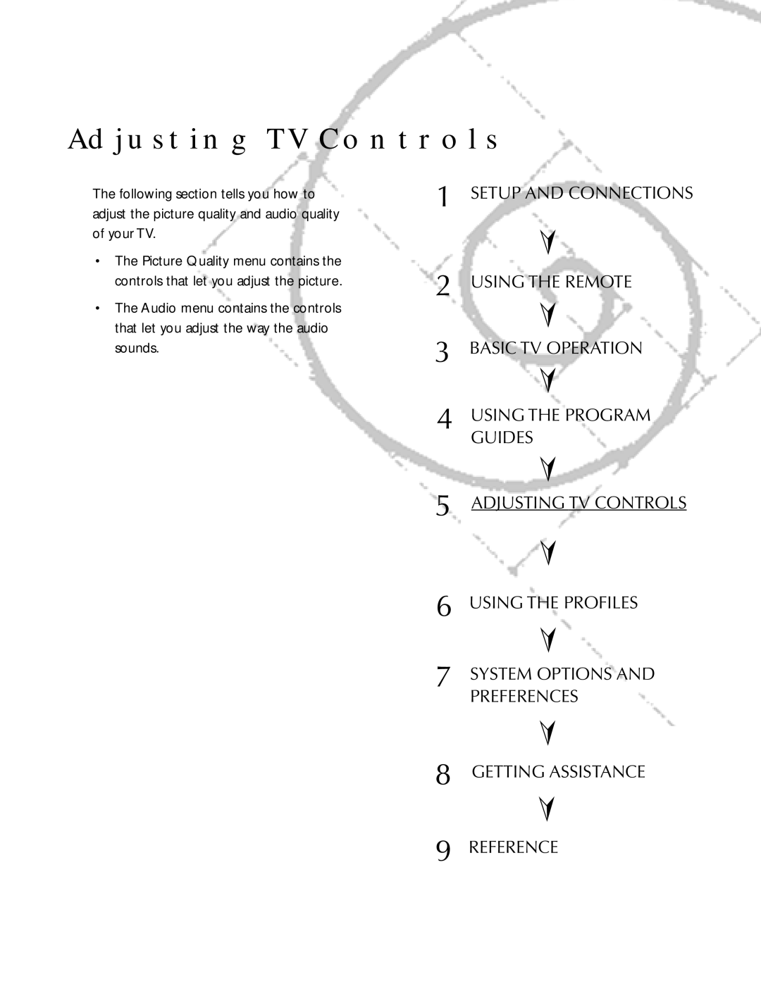 DirecTV HDTV user manual Adjusting TV Controls, Setup and Connections Using the Remote 