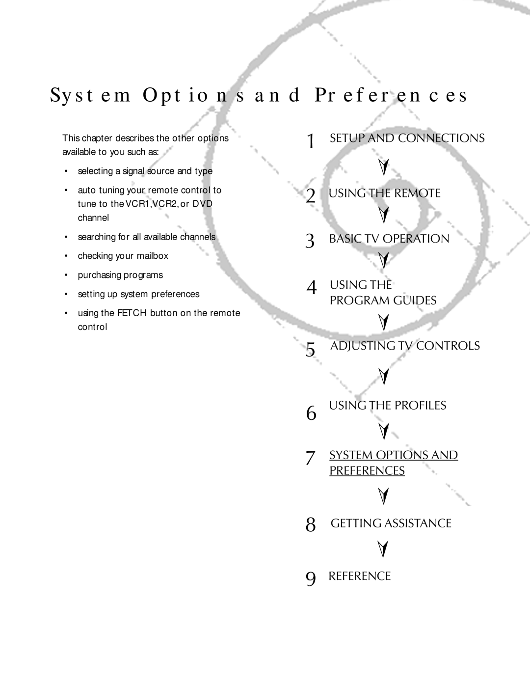 DirecTV HDTV user manual System Options and Preferences, Setup and Connections Using the Remote 