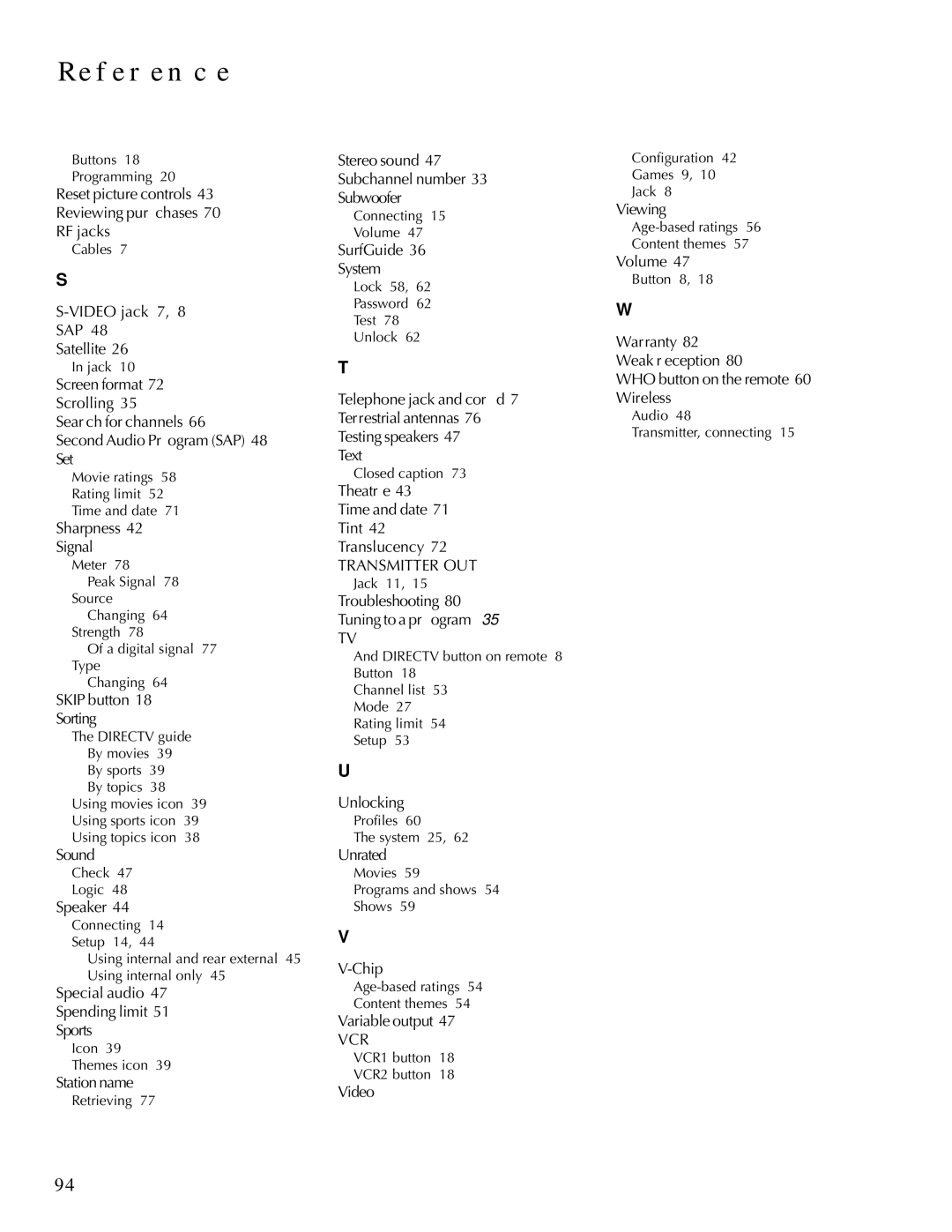 DirecTV HDTV user manual Transmitter OUT 