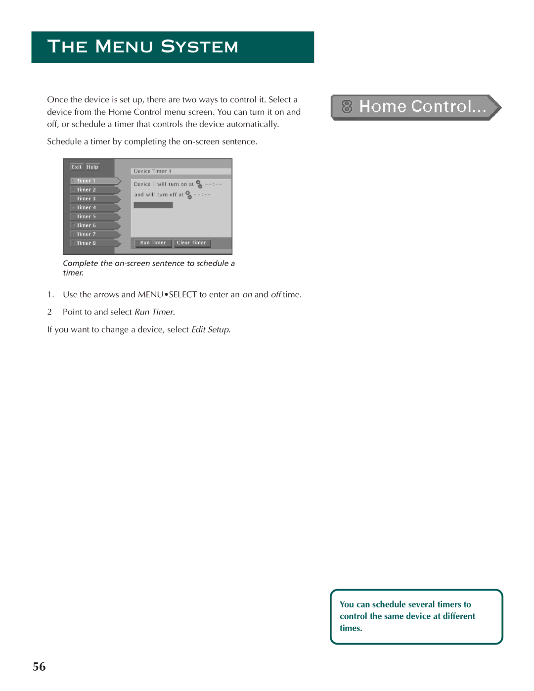 DirecTV ProScan DSS Receiver manual Complete the on-screen sentence to schedule a timer 