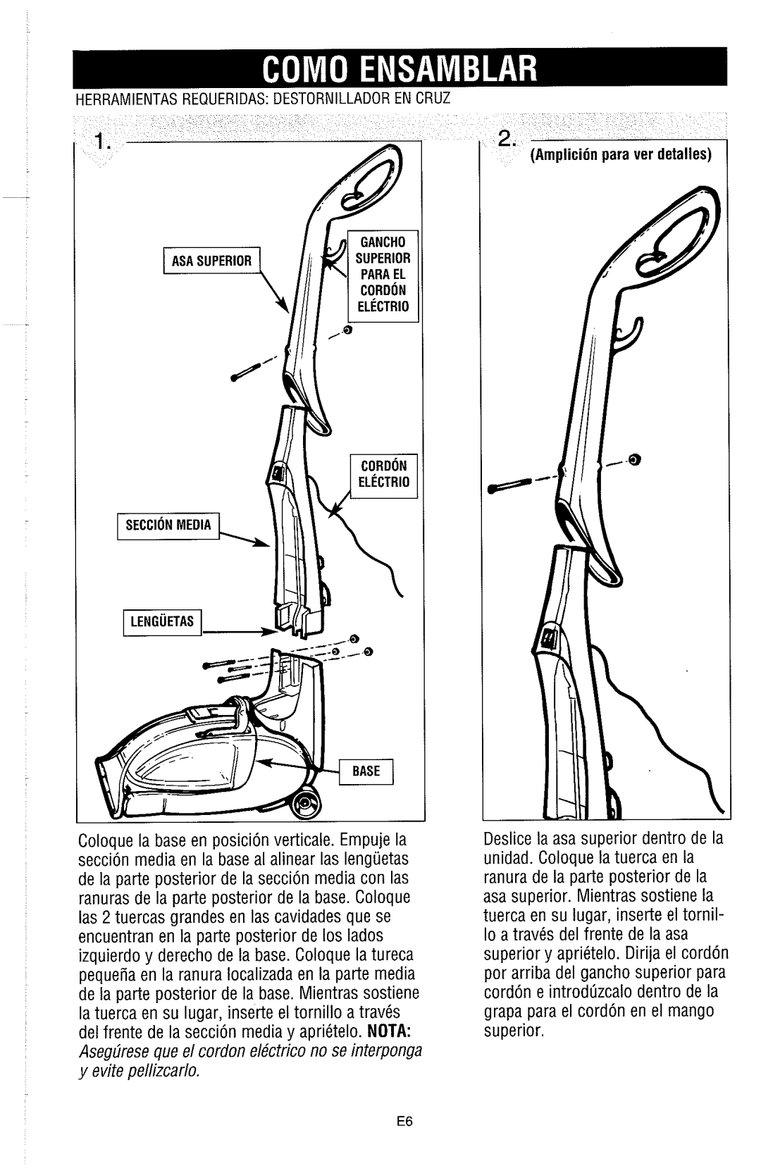 Dirt Devil Carpet Shampooer owner manual Evite pellizcarlo 