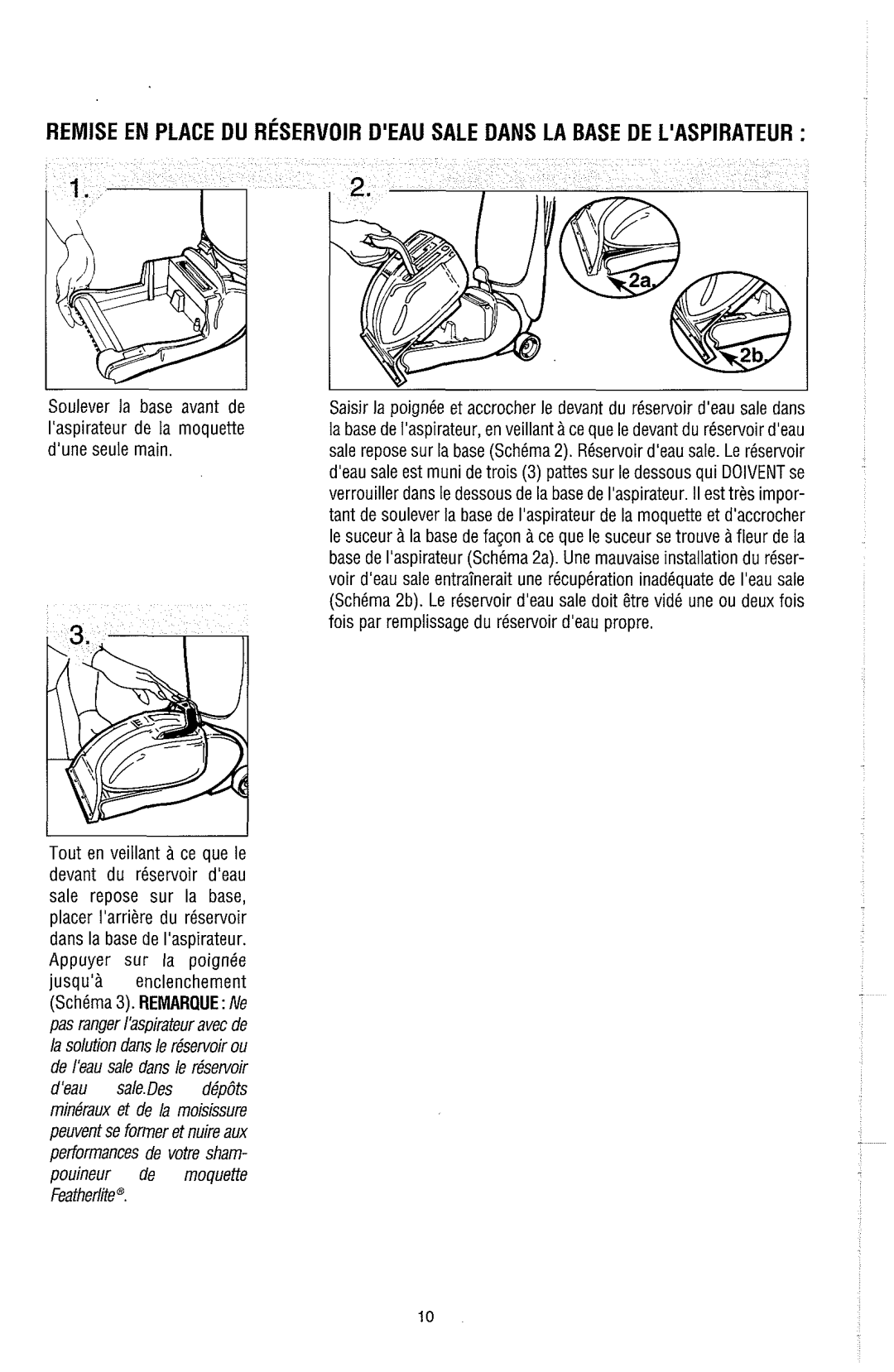 Dirt Devil Carpet Shampooer owner manual 