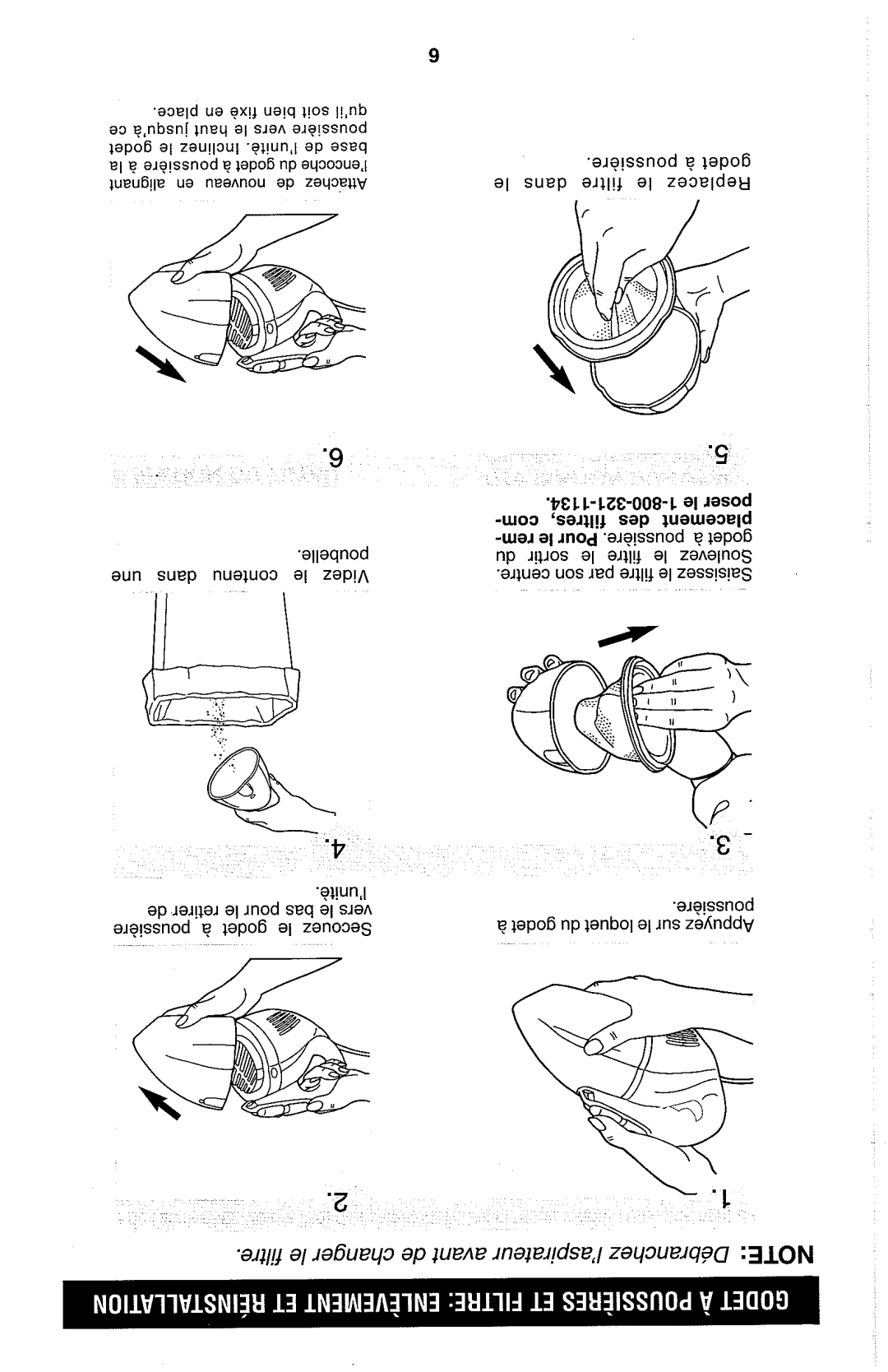 Dirt Devil Hand Vac owner manual 