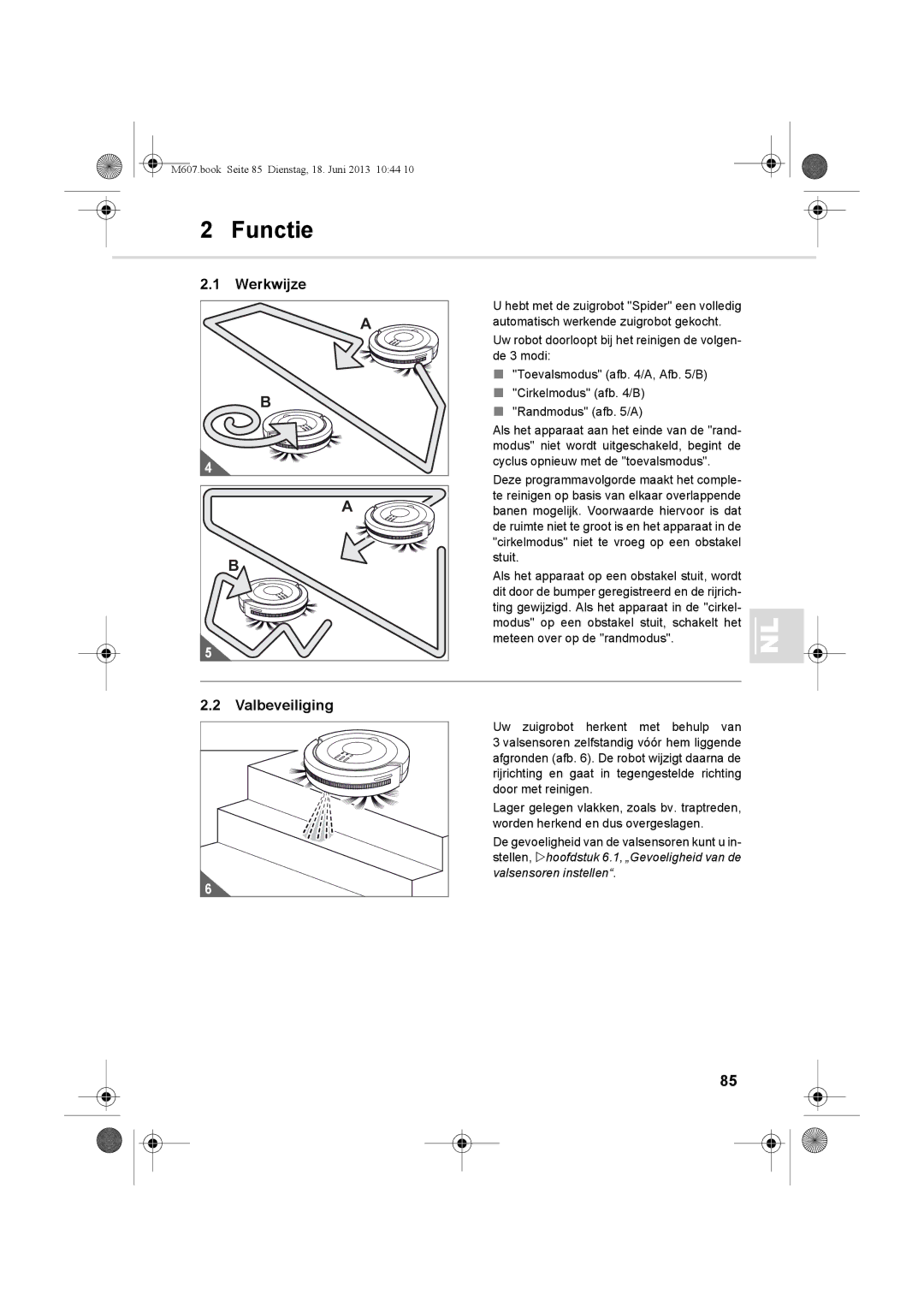 Dirt Devil m607 manual Functie, Werkwijze 