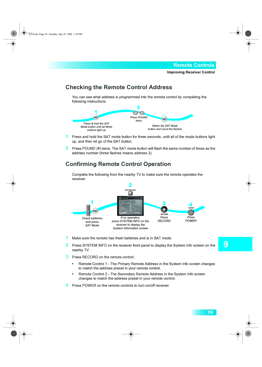 Dish Network 222 manual 