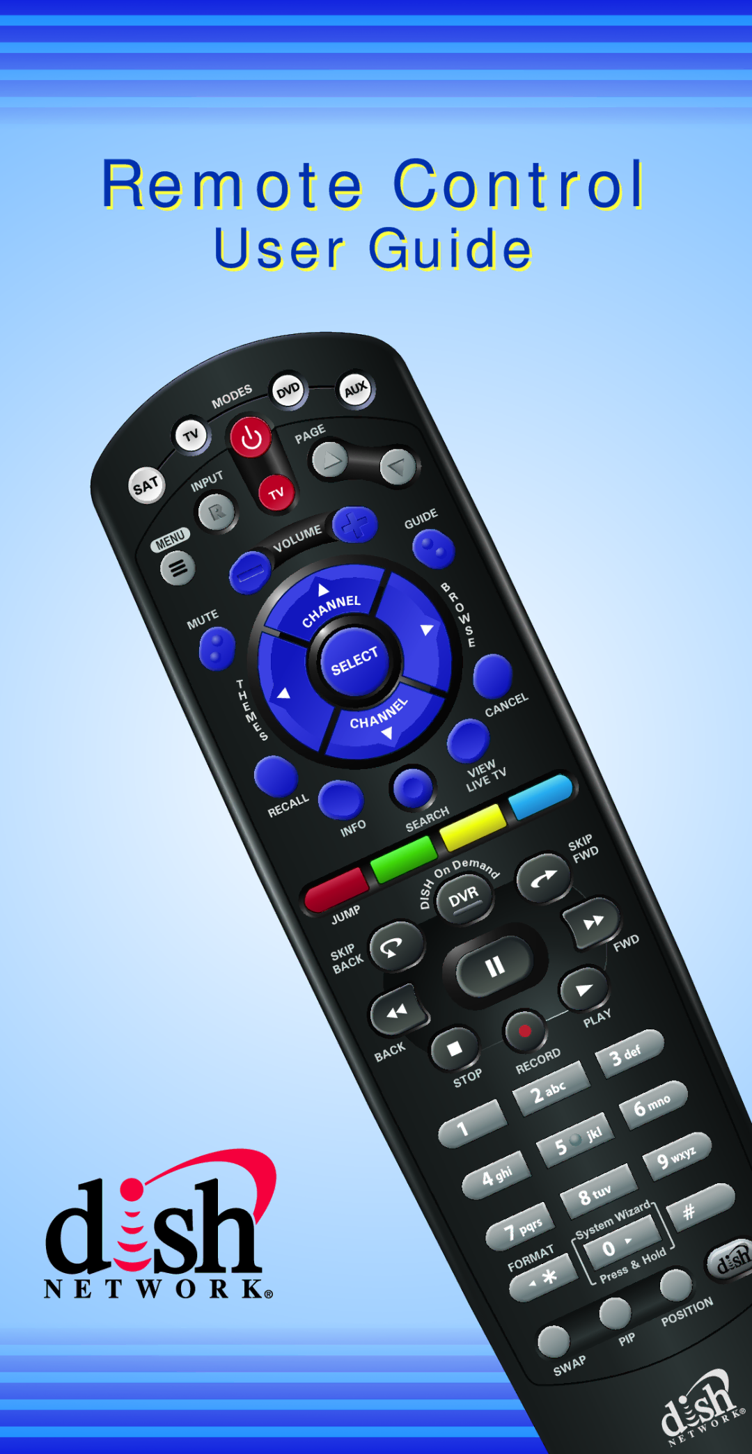 Dish Network 176842, 32.0 manual Remote Control 