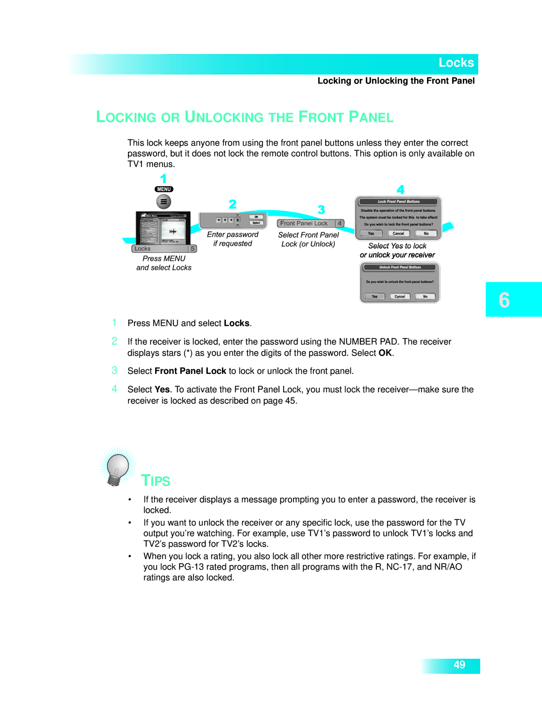 Dish Network 722k important safety instructions 