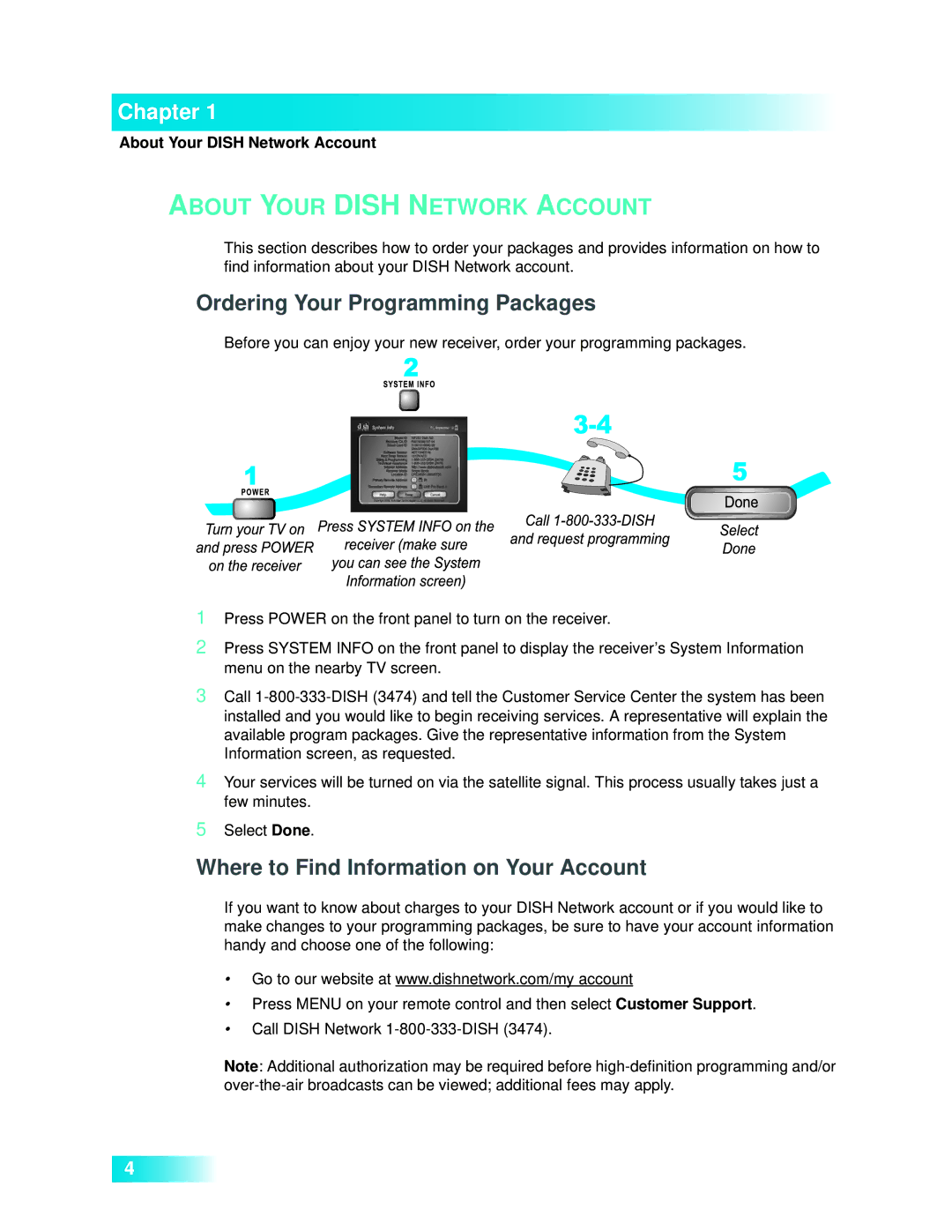 Dish Network 722k important safety instructions 