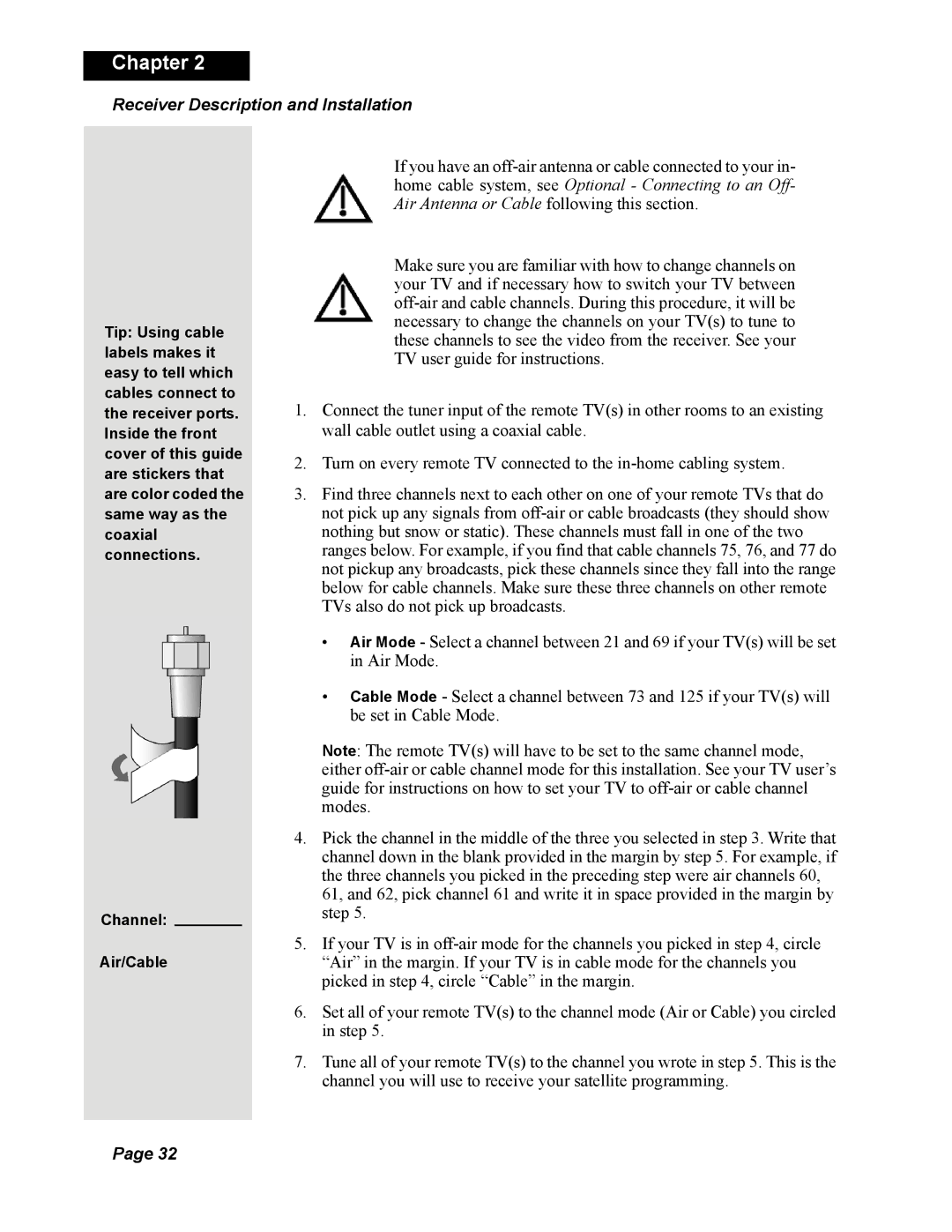 Dish Network DISH 625 manual Chapter 