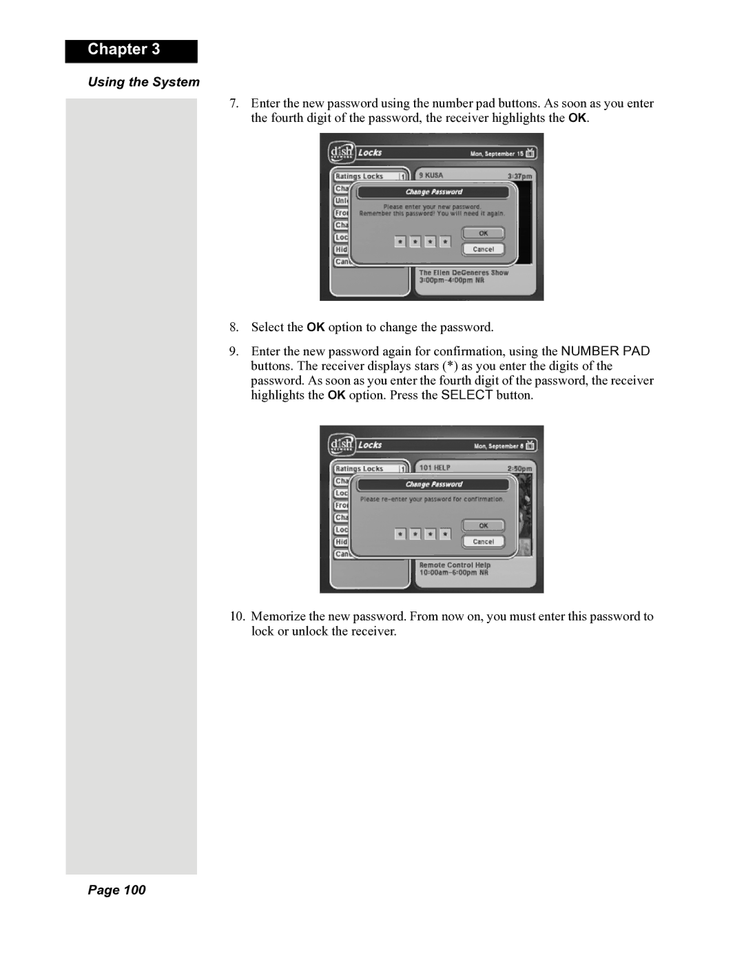 Dish Network 118523, DuoDVR 522, DuoDVR 625 manual Chapter 