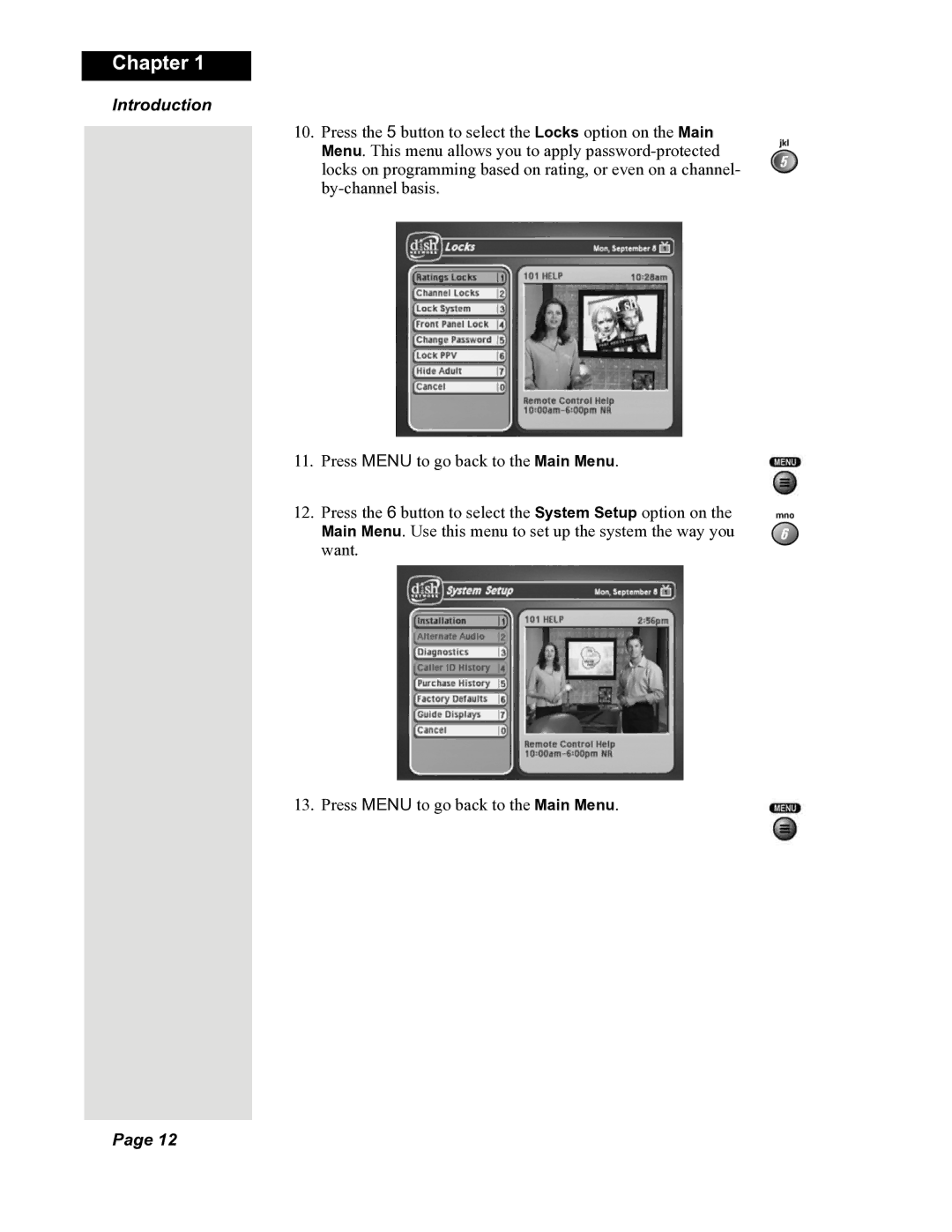 Dish Network DuoDVR 625, DuoDVR 522, 118523 manual Chapter 