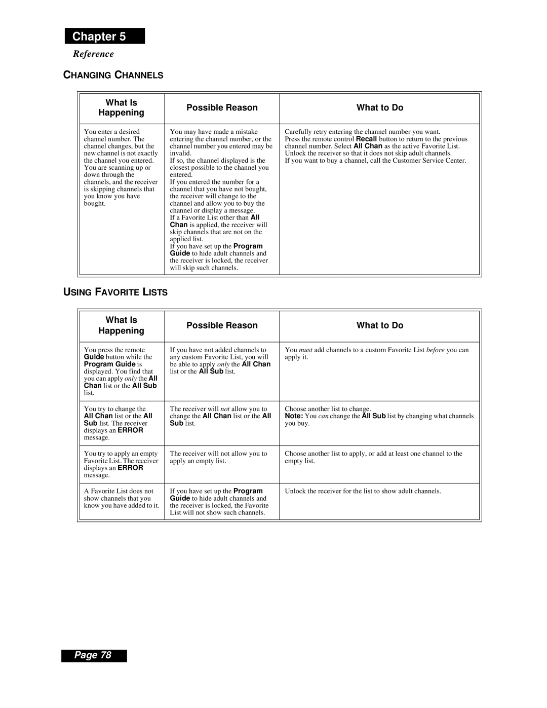 Dish Network Solo 111 manual Changing Channels 