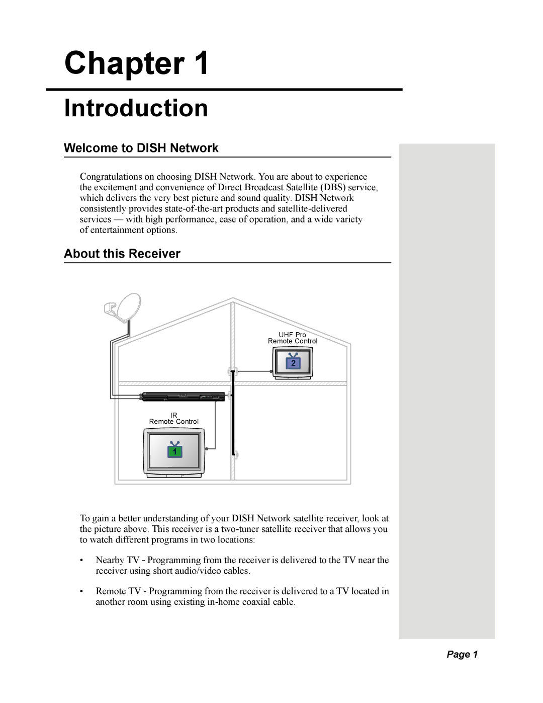 Dish Network Solo 351 manual Welcome to Dish Network, About this Receiver 