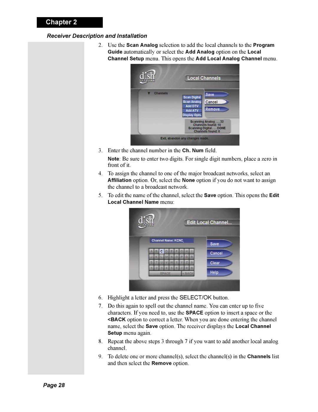 Dish Network Solo 811, 138410 quick start Chapter 