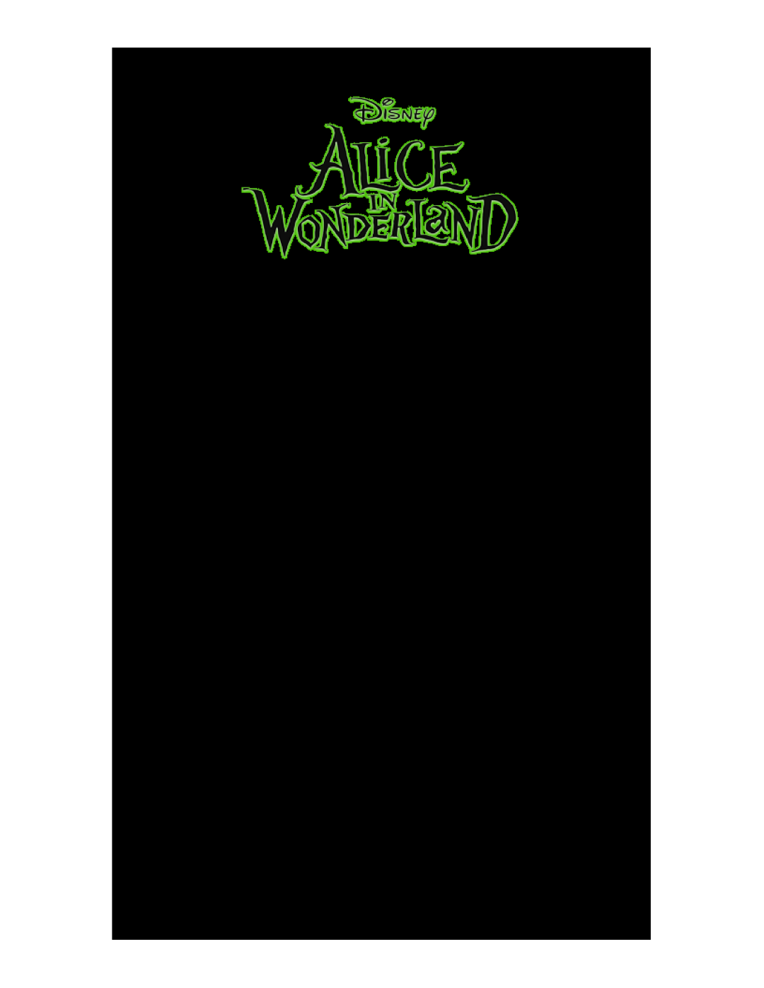 Disney Interactive Studios Alice in Wonderland for Nintendo DS manual Table des matières, Nintendo DSMC 