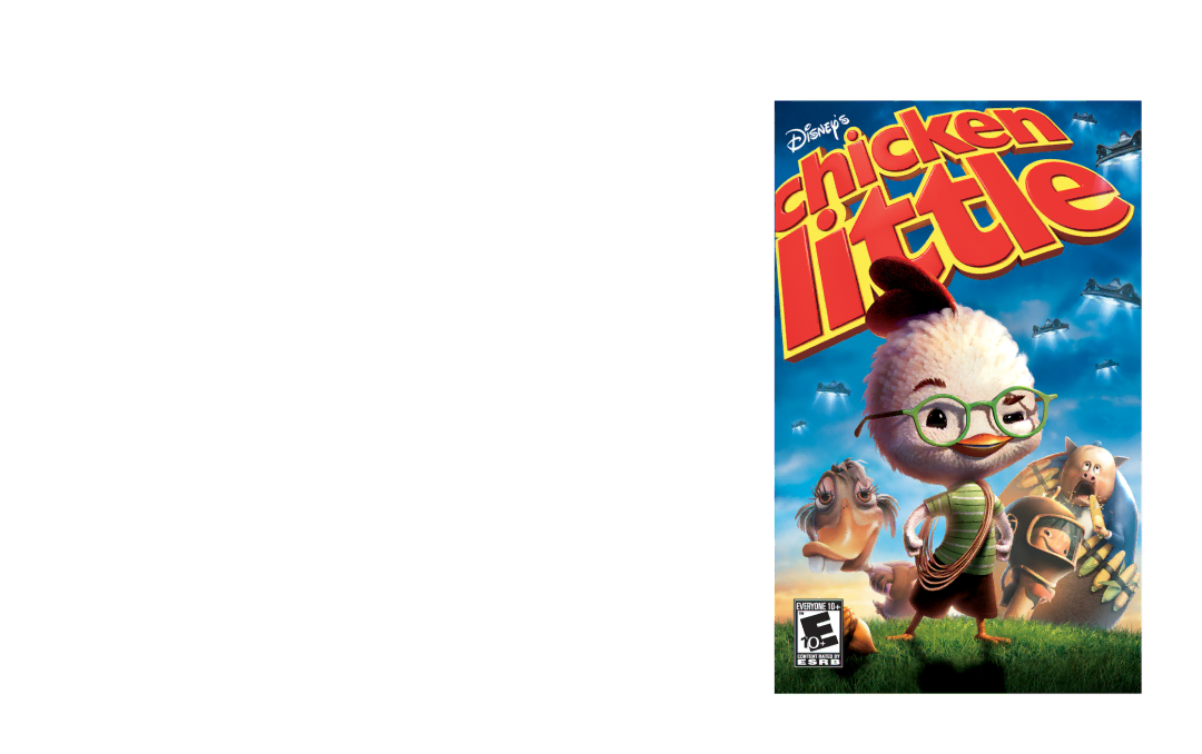 Disney Interactive Studios Chicken Little for PlayStation 2 manual 