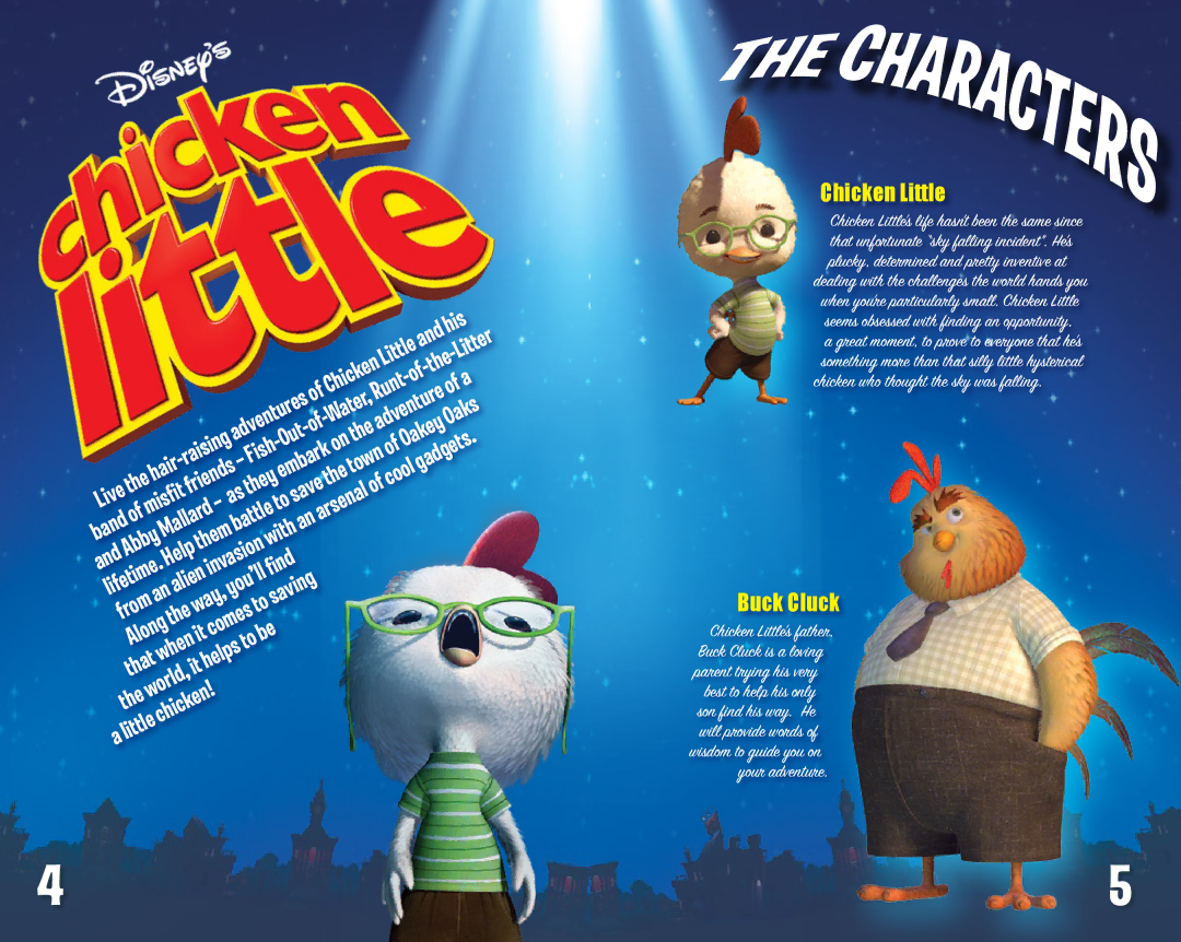 Disney Interactive Studios Chicken Little for PlayStation 2 manual Buck Cluck 