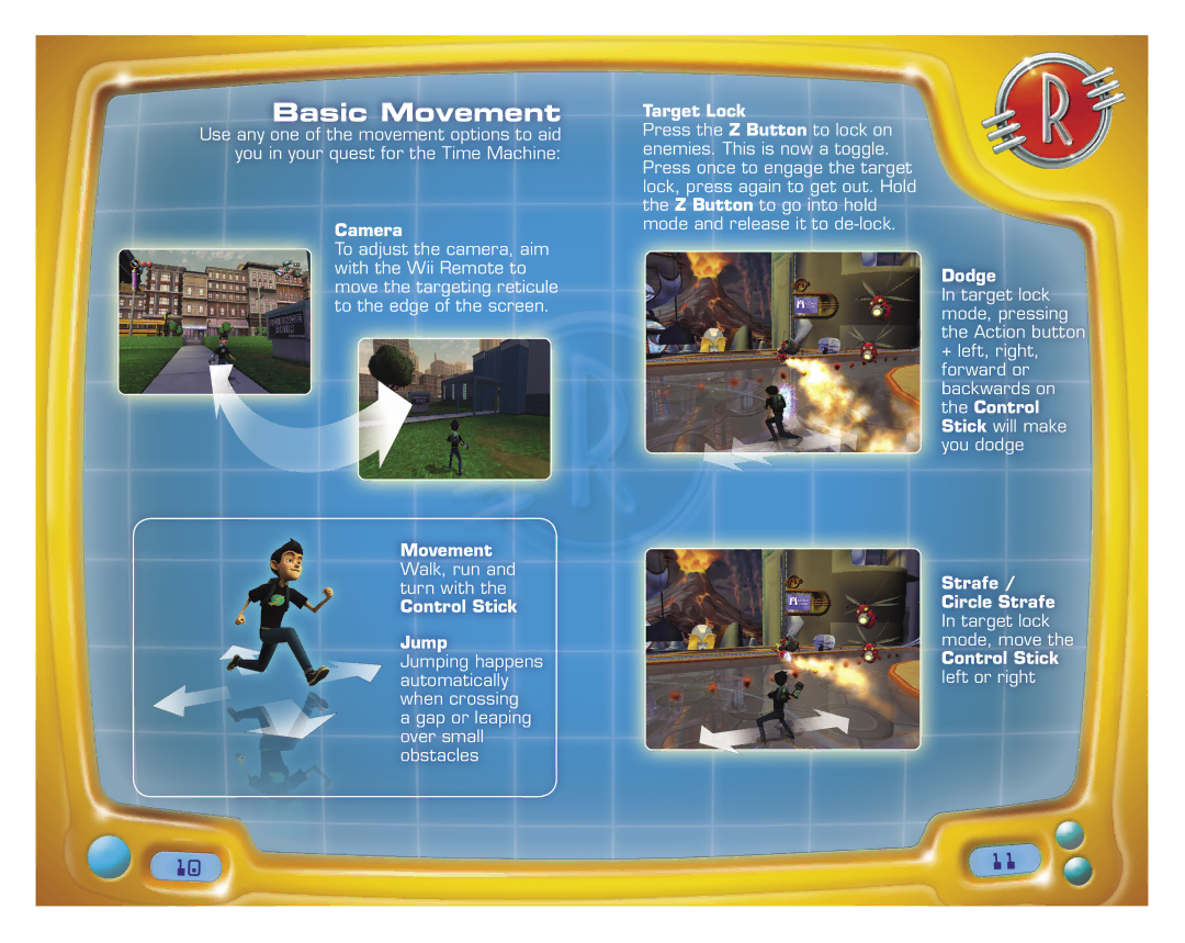 Disney Interactive Studios Disney's Meet the Robinsons manual Basic Movement 