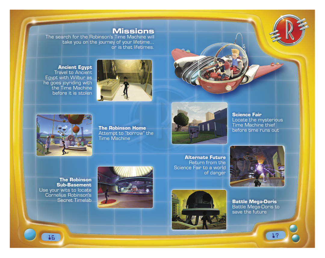 Disney Interactive Studios Disney's Meet the Robinsons manual Missions 