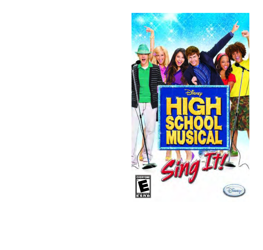 Disney Interactive Studios High School Musical: Sing It! for PlayStation 2 manual 