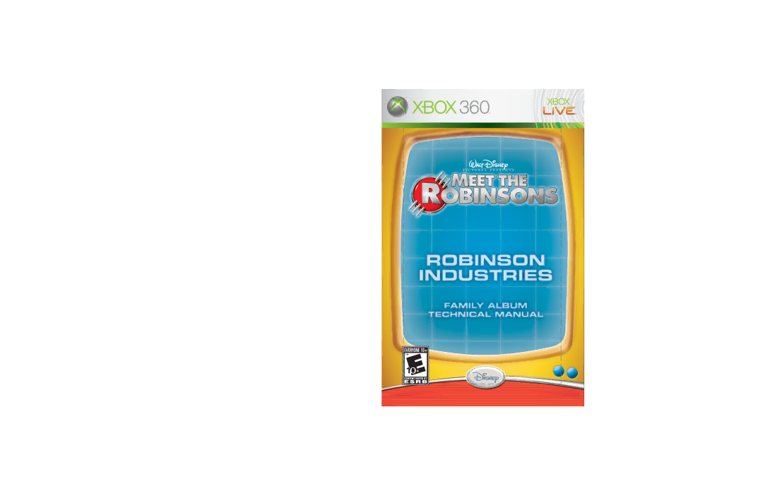 Disney Interactive Studios Meet the Robinsons for Xbox 360 manual 