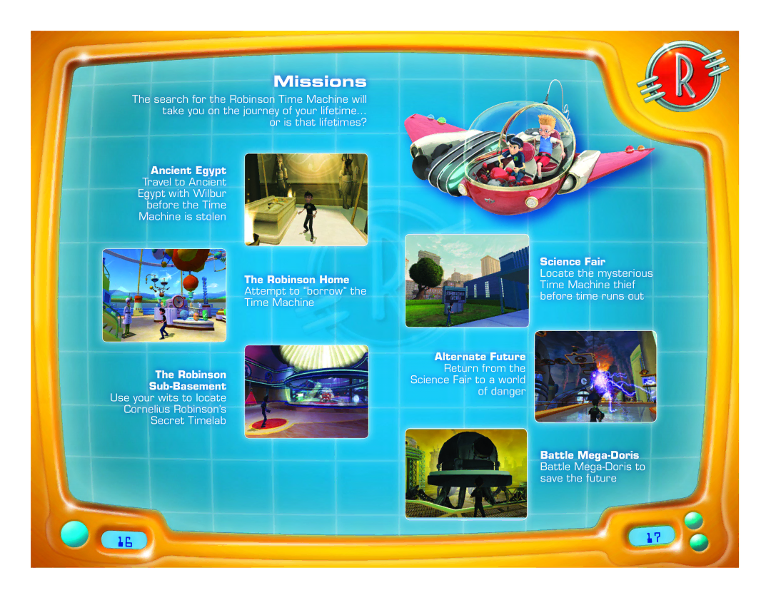 Disney Interactive Studios Meet the Robinsons: Robinson Industries manual Missions, Science Fair 