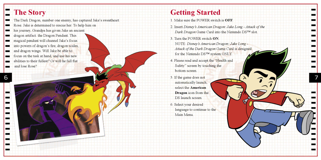 Disney Interactive Studios NTR-ARDE-USA manual Story, Getting Started 