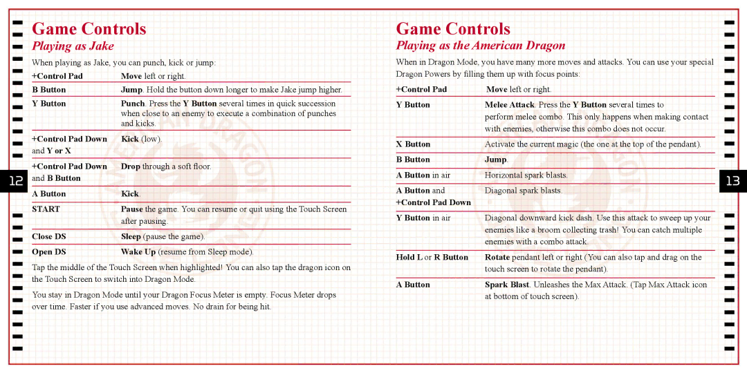 Disney Interactive Studios NTR-ARDE-USA manual Game Controls 