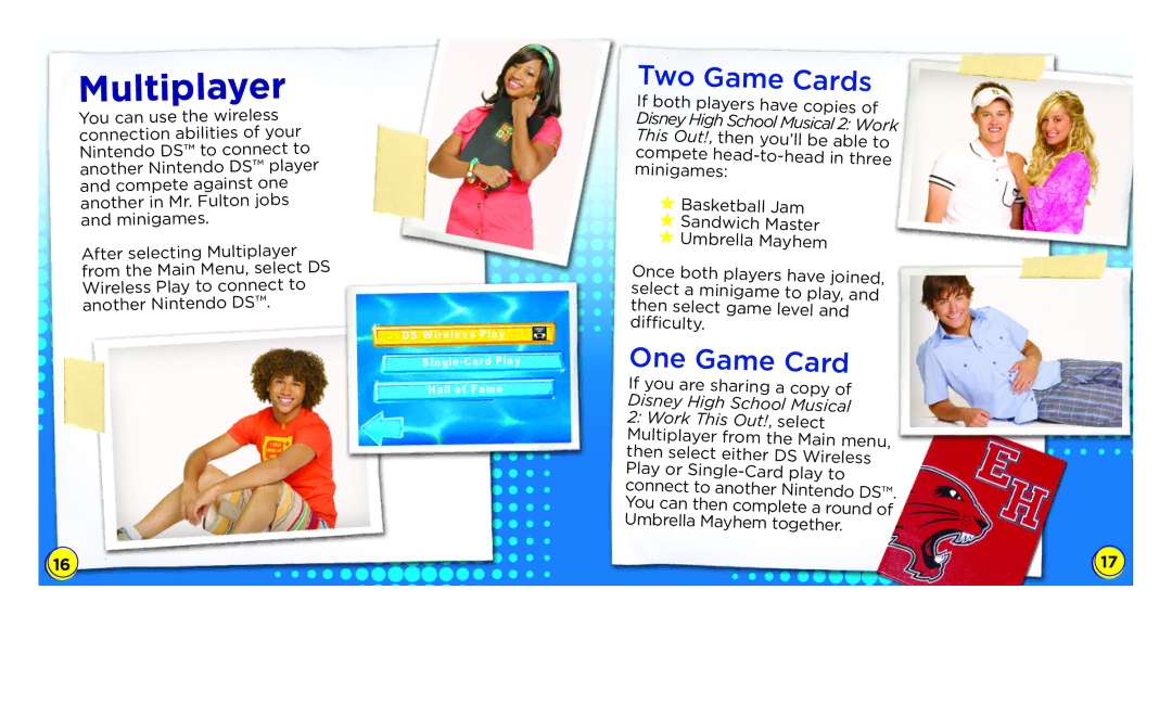 Disney Interactive Studios NTR-YI3E-USA manual Two Game Cards, One Game Card 