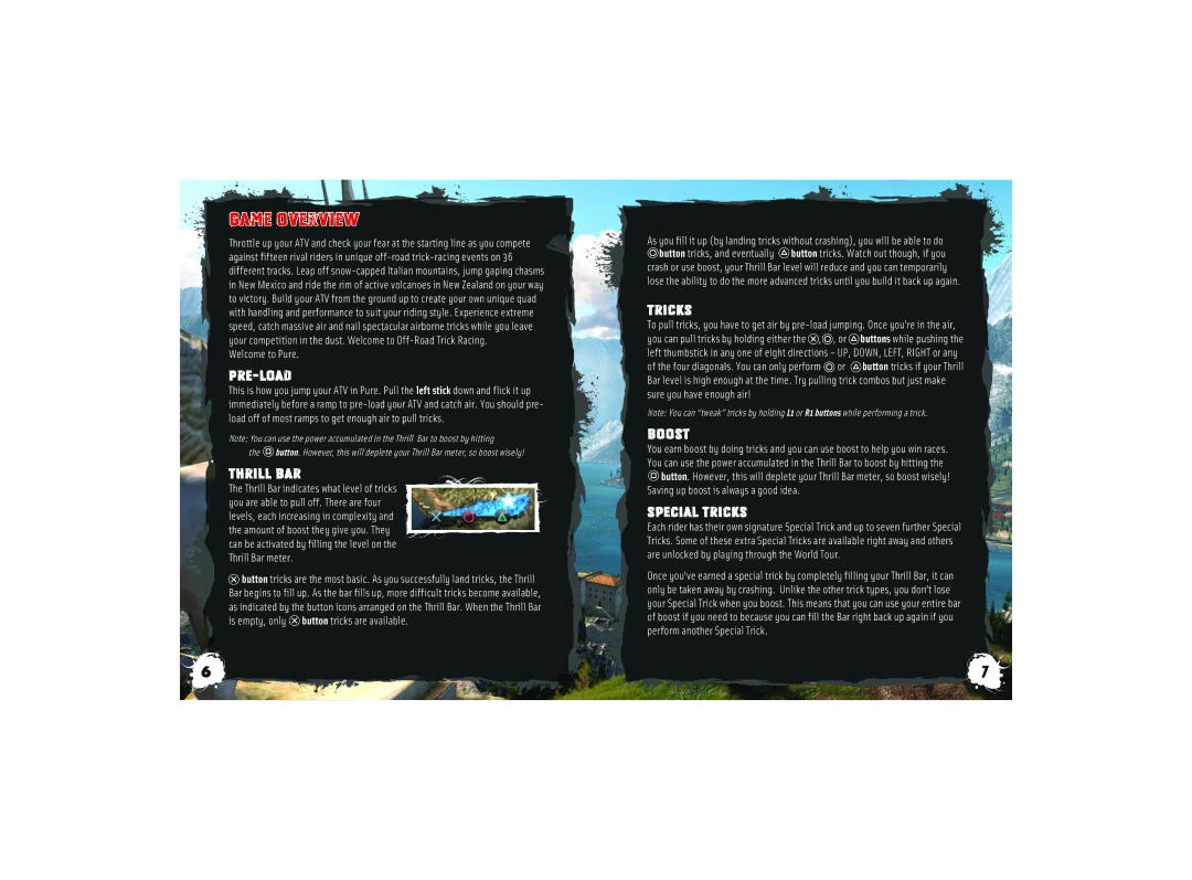 Disney Interactive Studios Pure manual Game Overview 