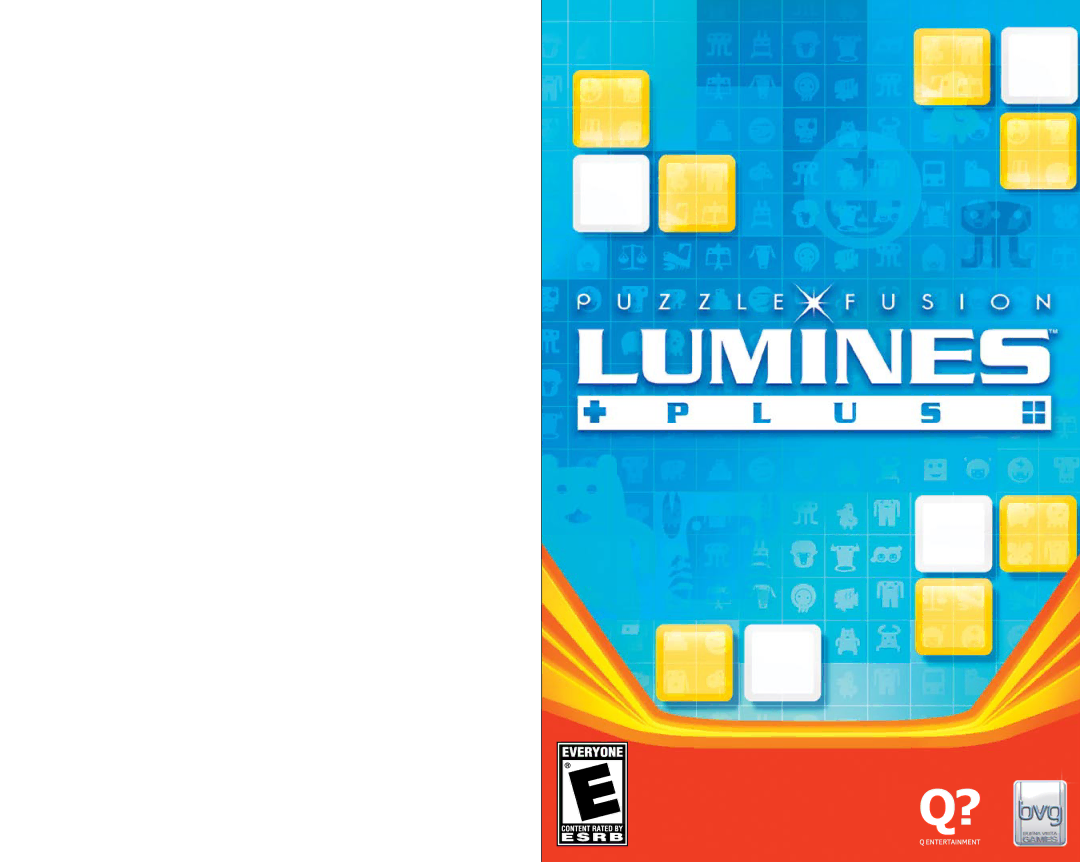 Disney Interactive Studios Puzzle Fusion: Lumines Plus for PlayStation 2 manual 