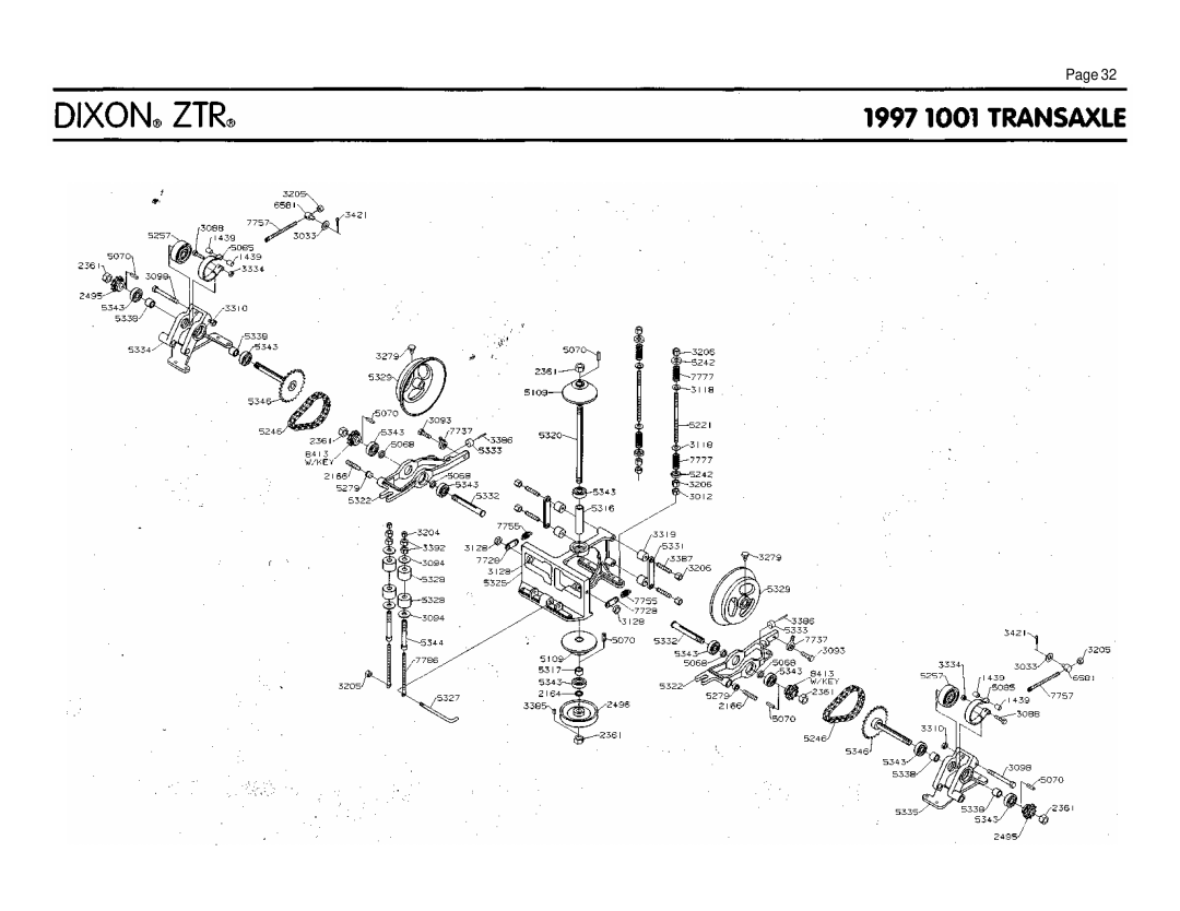 Dixon 1001 manual 