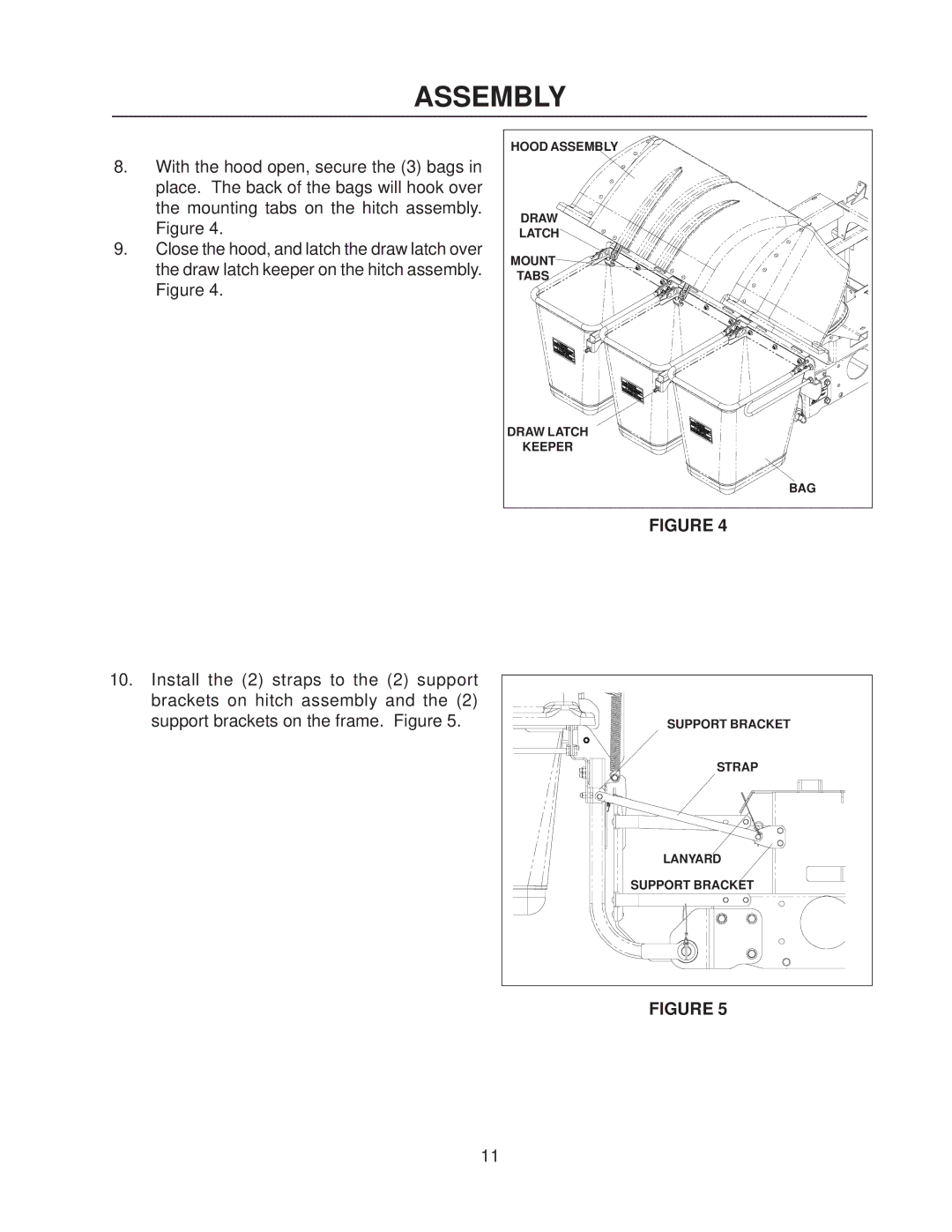 Dixon 114863 - DCK3 manual Hood Assembly 