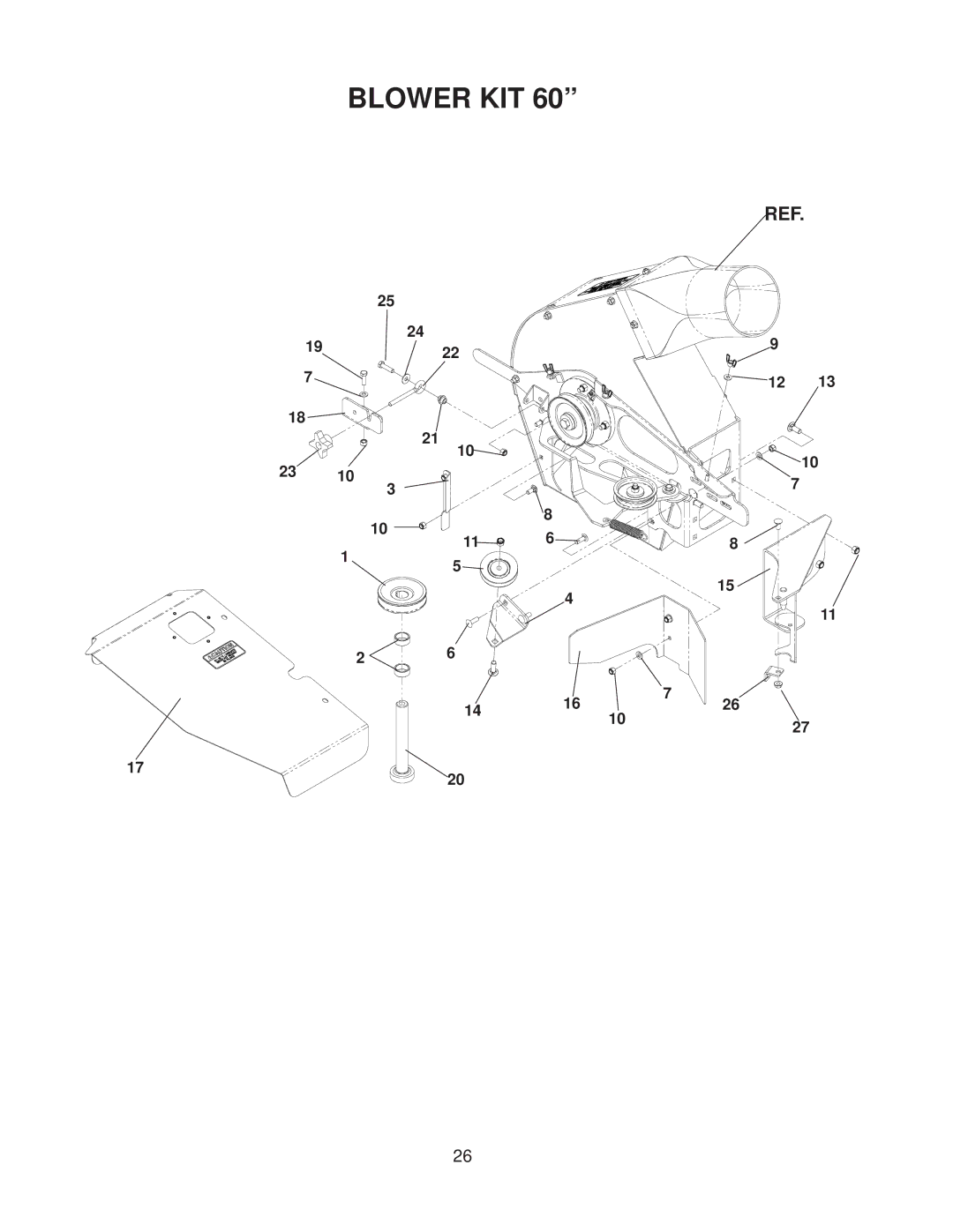 Dixon 114863 - DCK3 manual 1027 